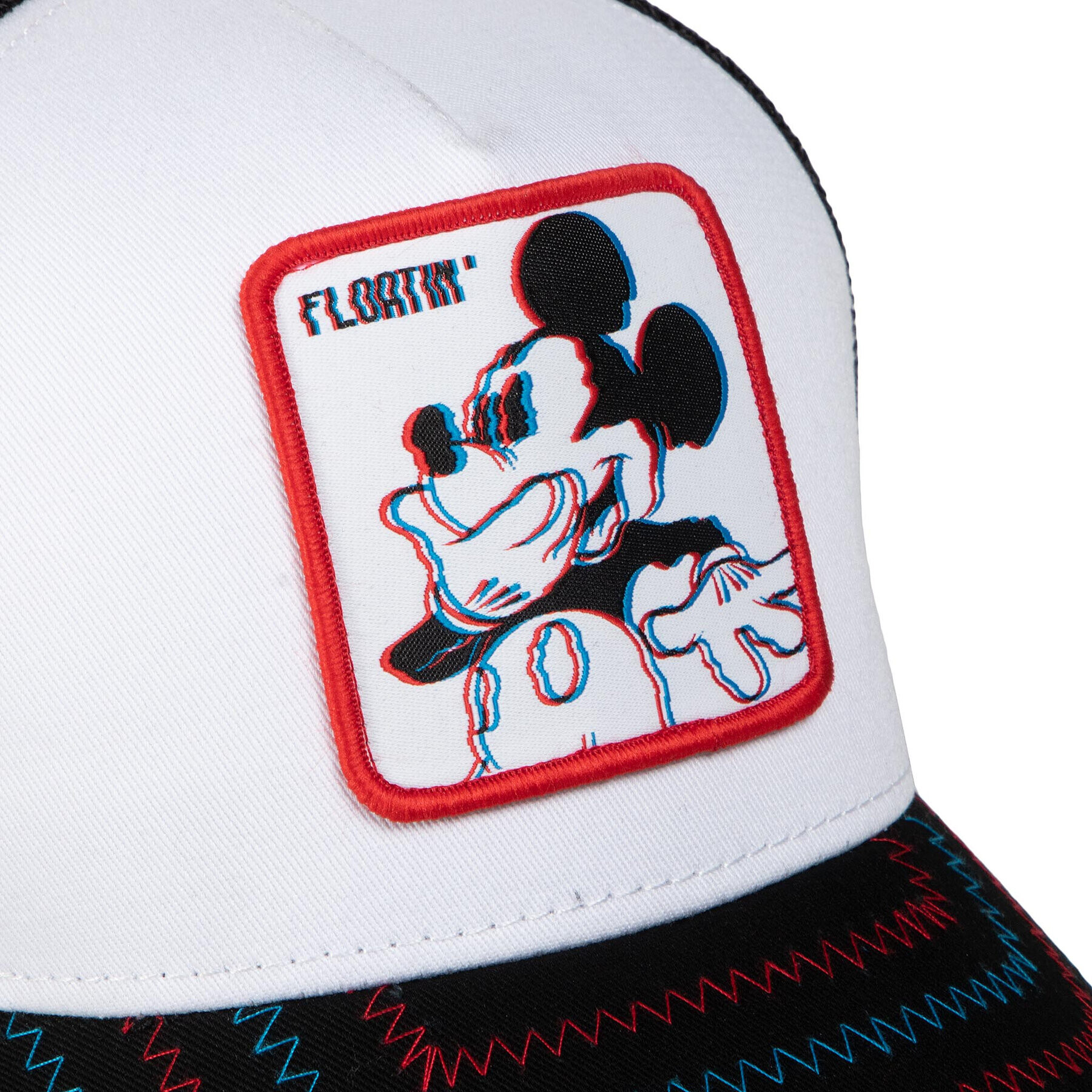 Capslab Șapcă Casquette Trucker Mickey CL/DIS/1/FLO Alb - Pled.ro