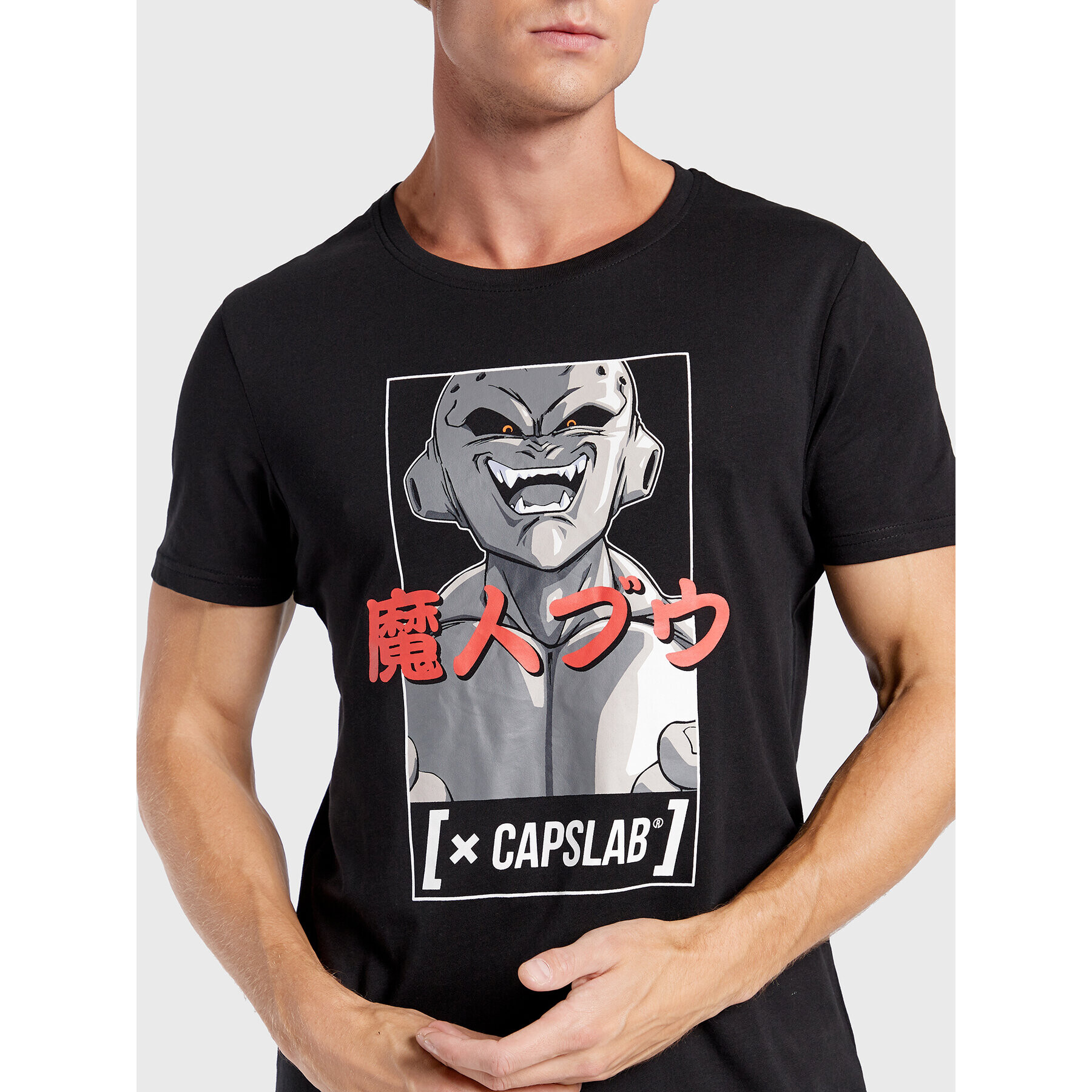 Capslab Tricou Dragon Ball Z CL/DBZ4/1/TSC/BUU2 Negru Regular Fit - Pled.ro