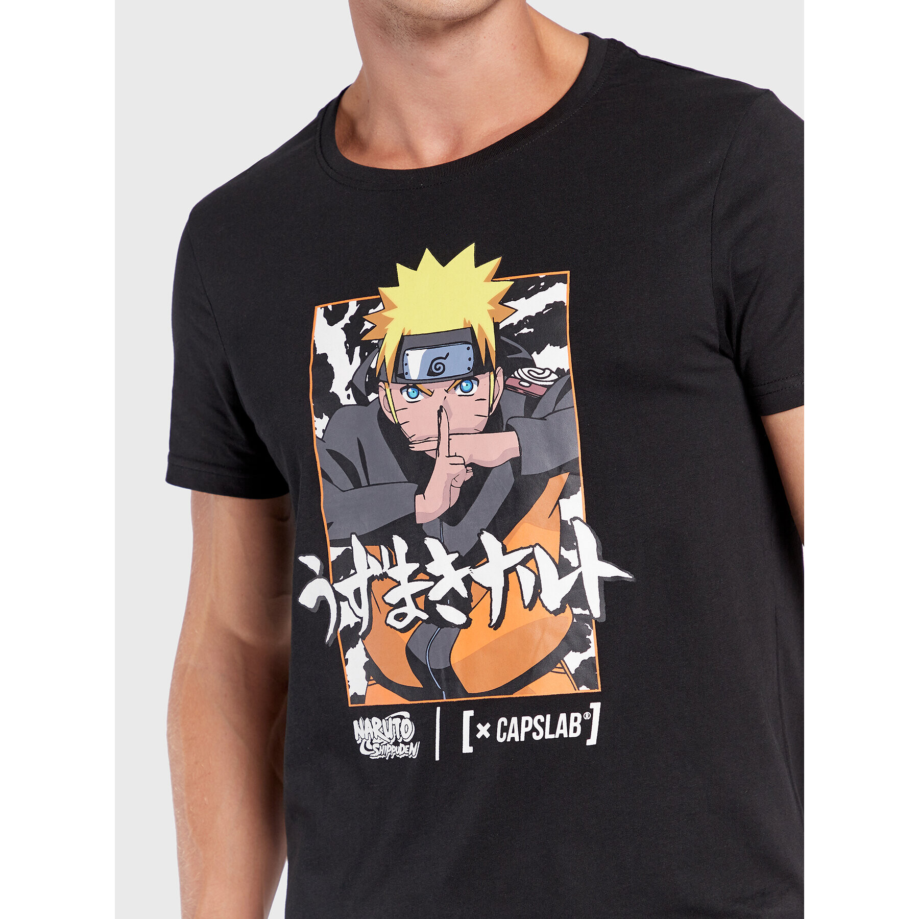 Capslab Tricou Naruto CL/NS/1/TSC/NAR Negru Regular Fit - Pled.ro