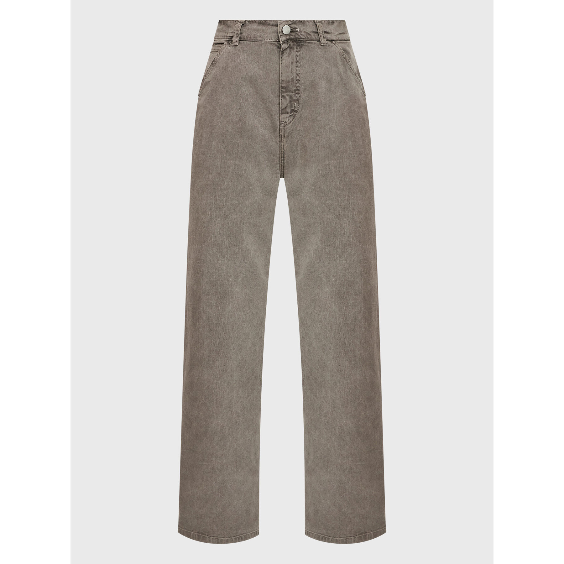 Carhartt WIP Blugi Hudson I030490 Gri Loose Fit - Pled.ro