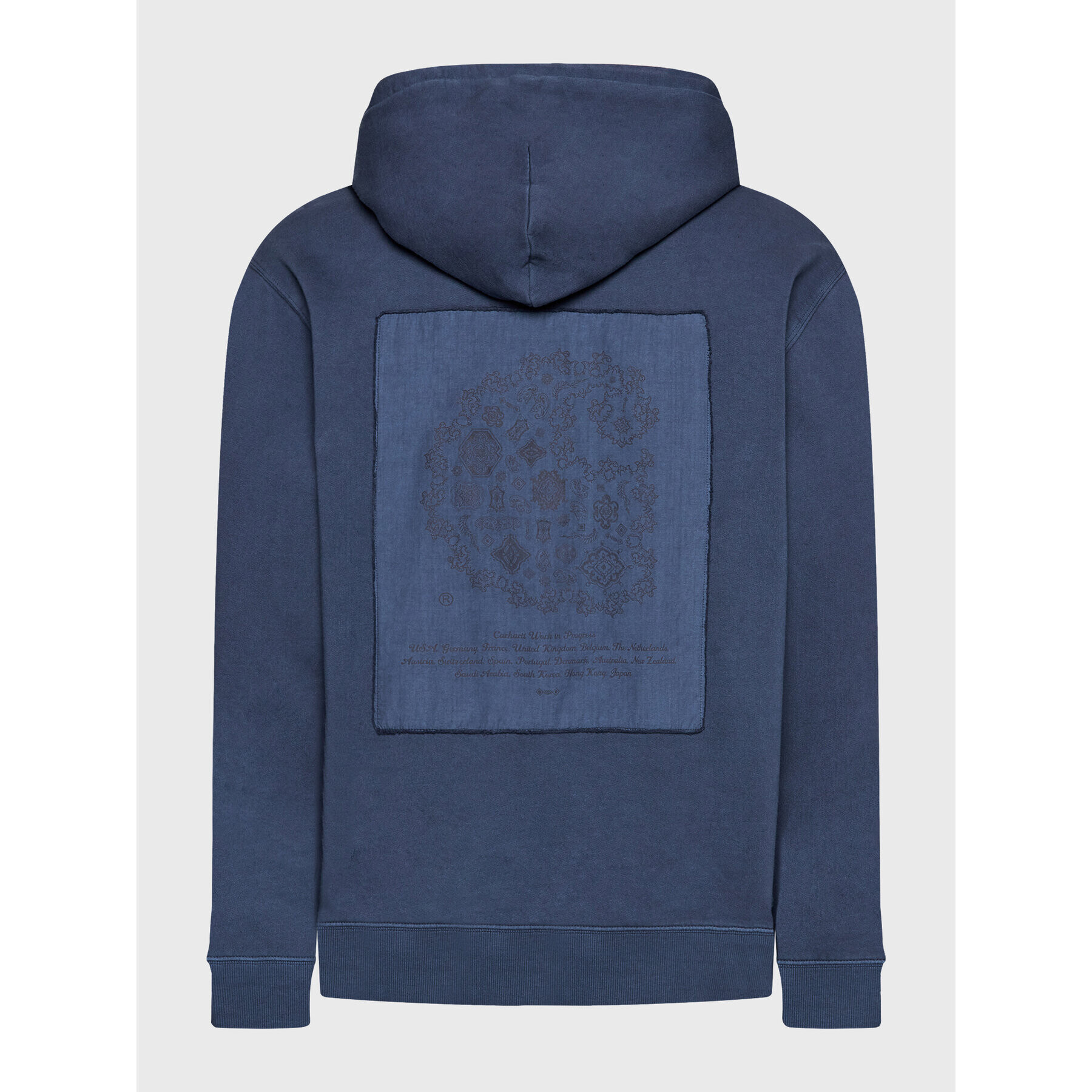 Carhartt WIP Bluză Verse Patch I030639 Bleumarin Loose Fit - Pled.ro