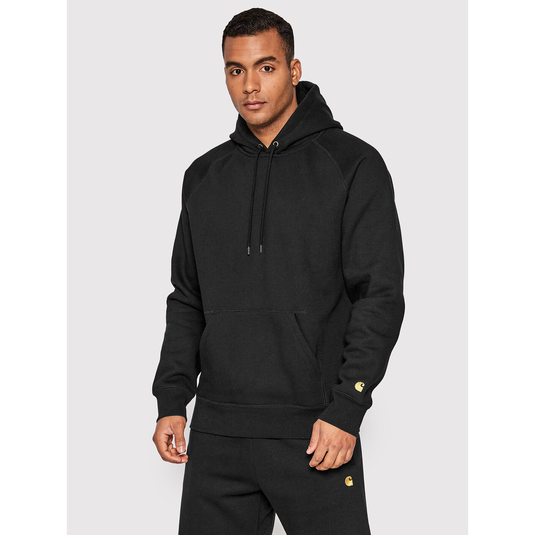 Carhartt WIP Bluză Chase I026384 Negru Regular Fit - Pled.ro