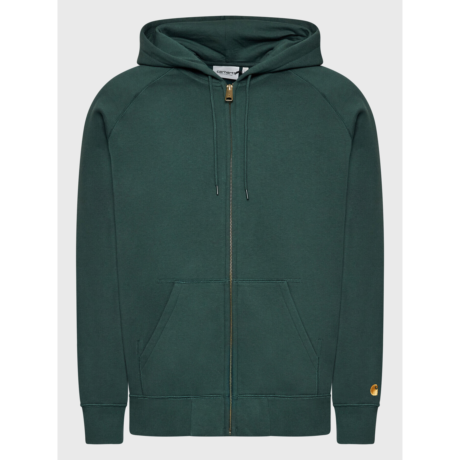 Carhartt WIP Bluză Chase I026385 Verde Regular Fit - Pled.ro