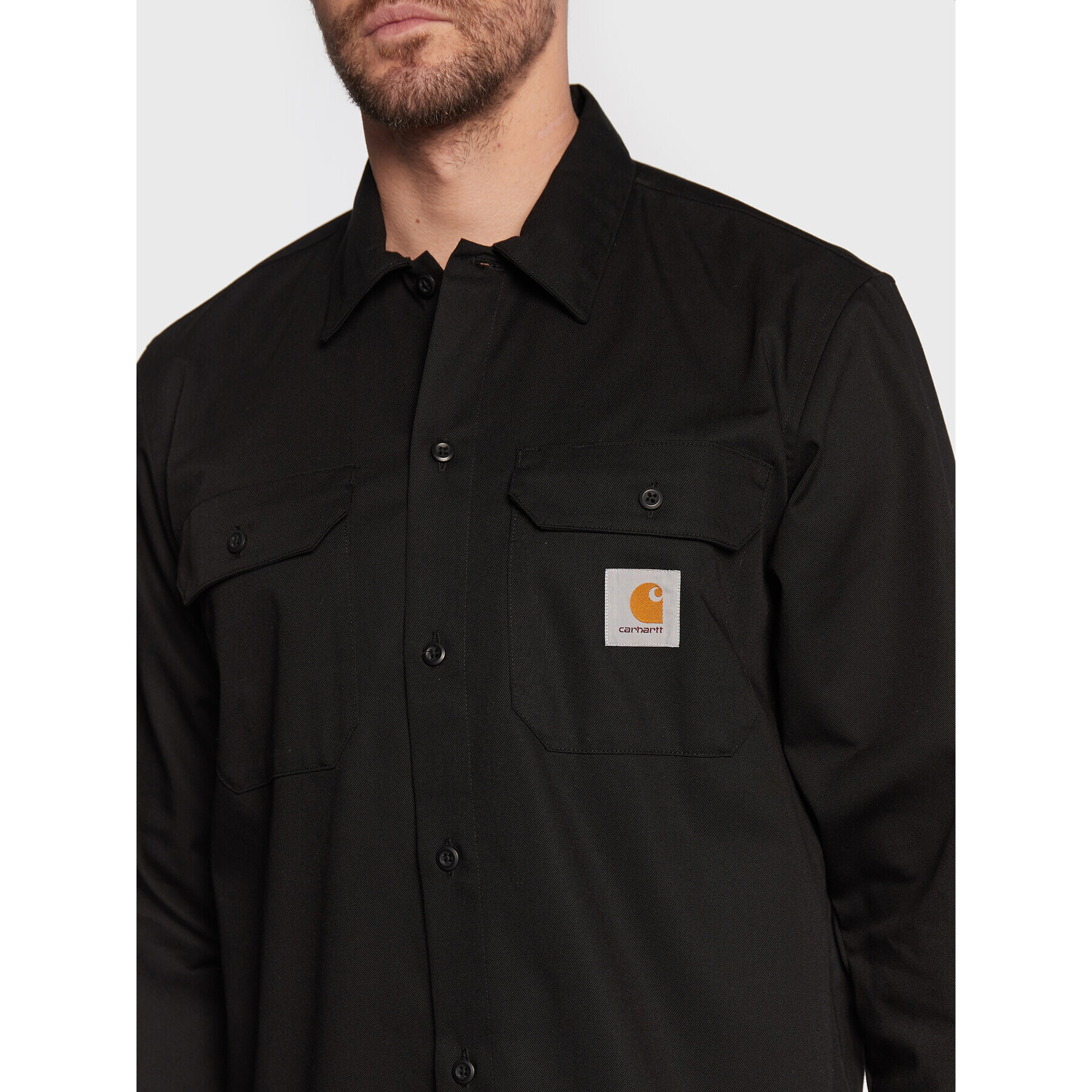 Carhartt WIP Cămașă Master I027579 Negru Regular Fit - Pled.ro