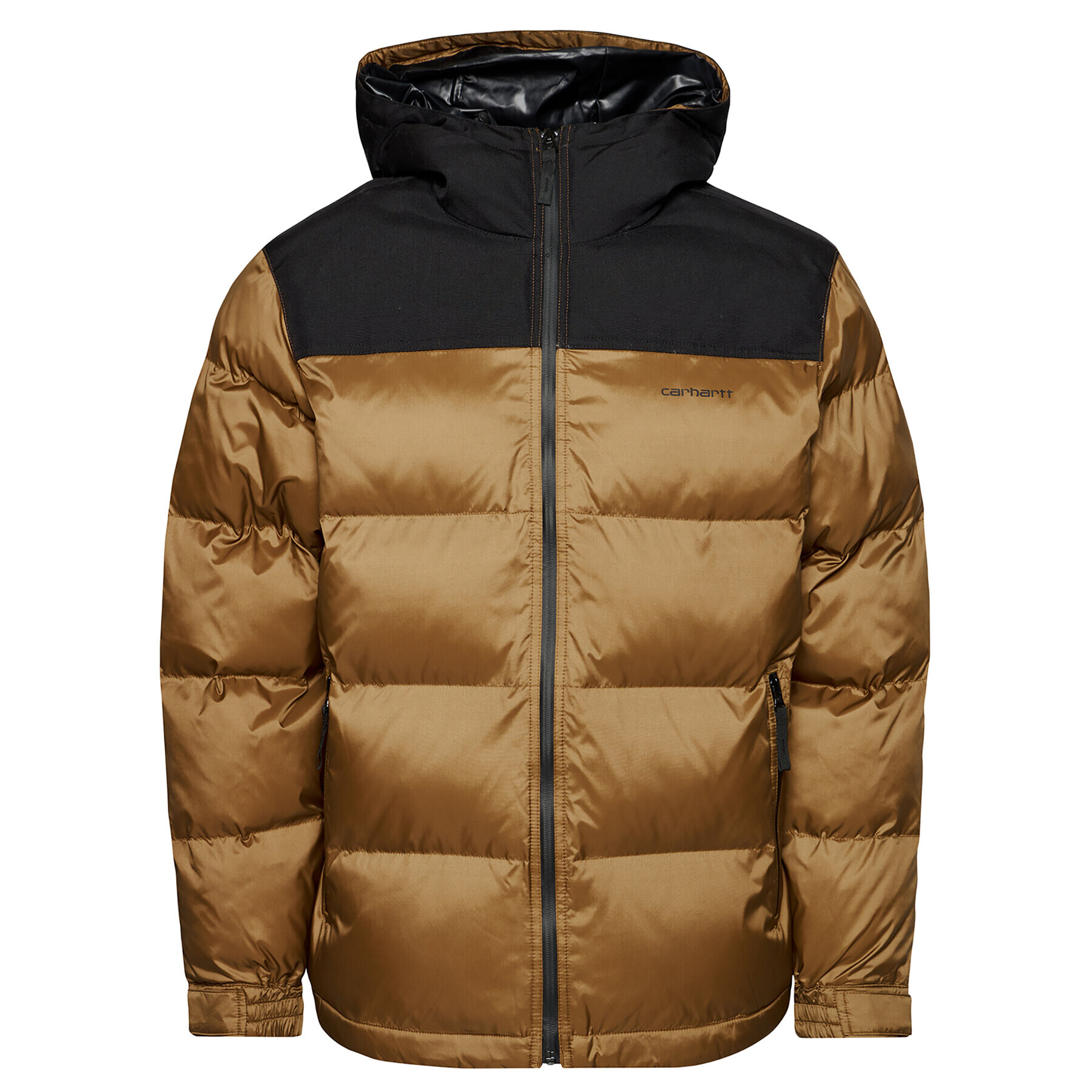 Carhartt WIP Geacă din puf Larsen I026811 Maro Regular Fit - Pled.ro