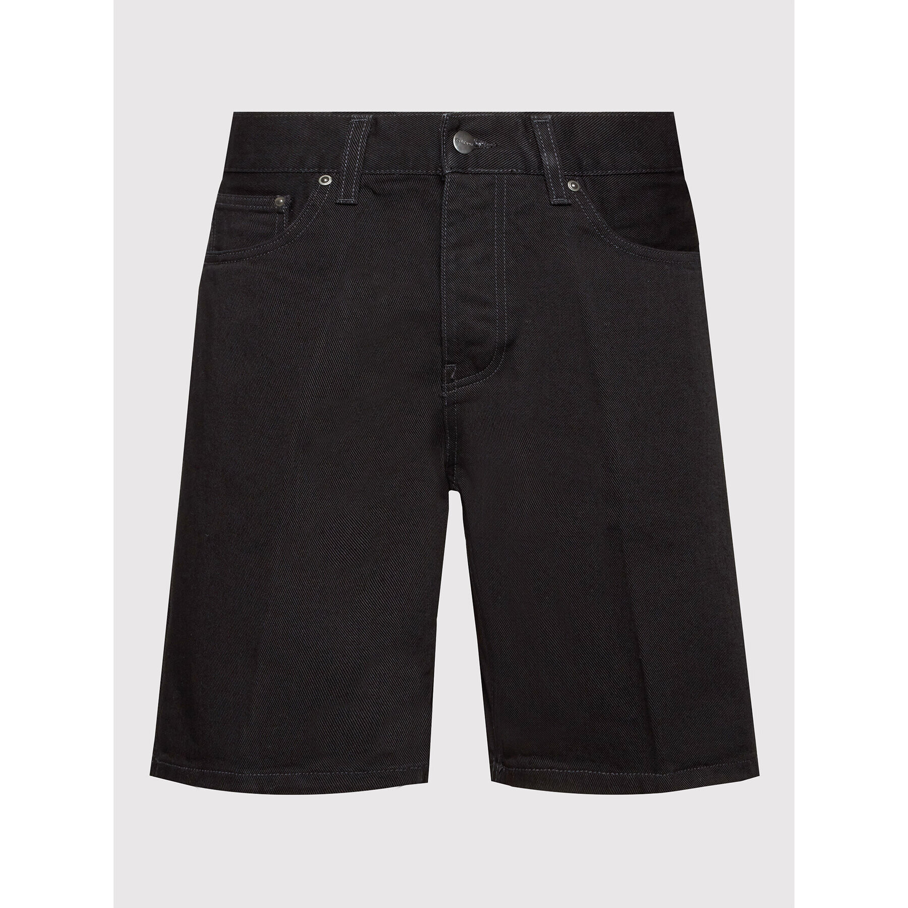 Carhartt WIP Pantaloni scurți de blugi Newel I029209 Negru Relaxed Fit - Pled.ro