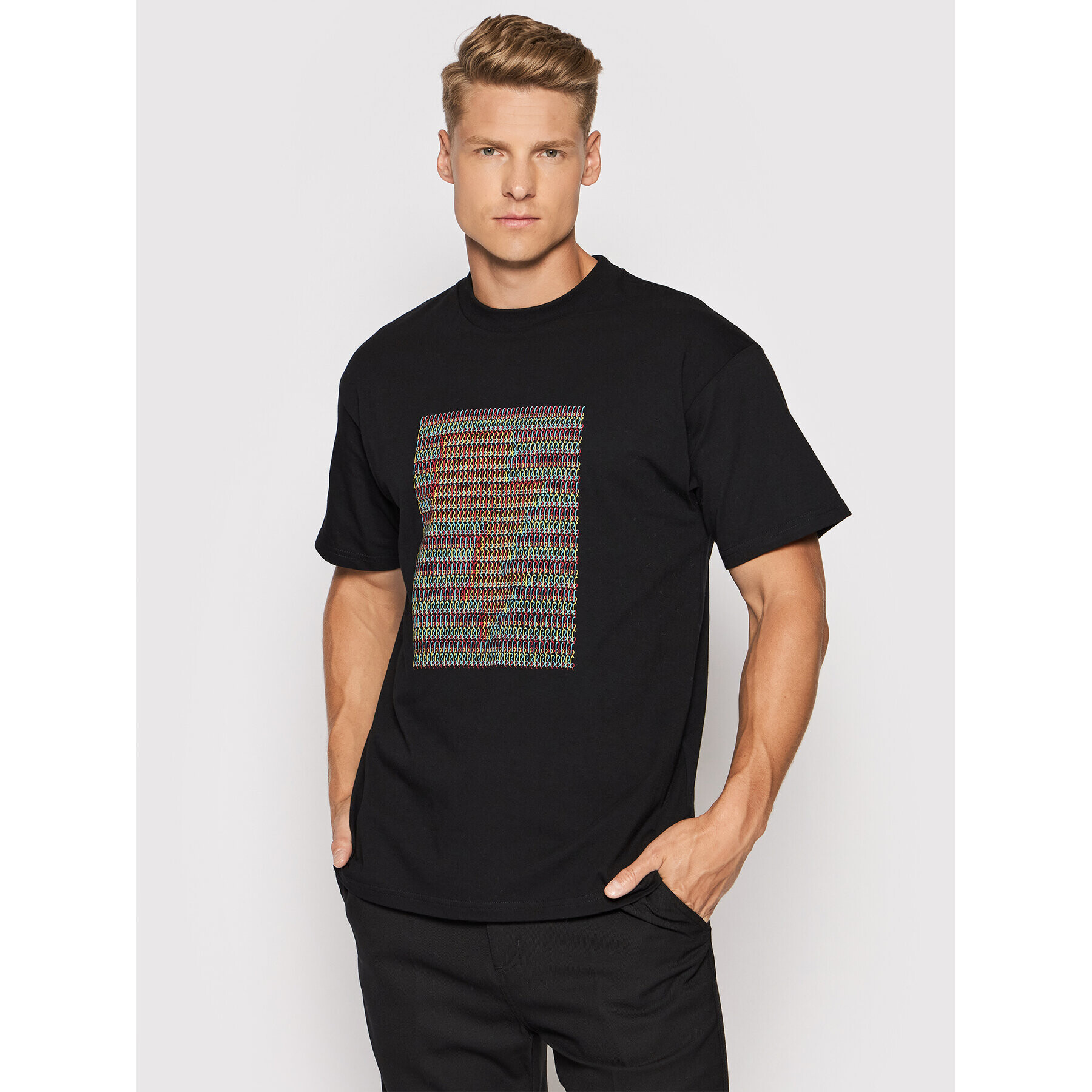 Carhartt WIP Tricou Dfa Records I029367 Negru Loose Fit - Pled.ro