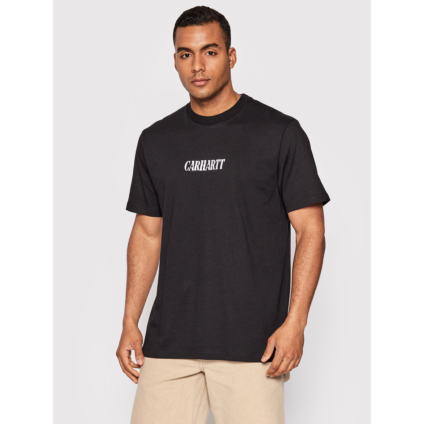 Carhartt WIP Tricou Multi Star Script I030198 Negru Regular Fit - Pled.ro