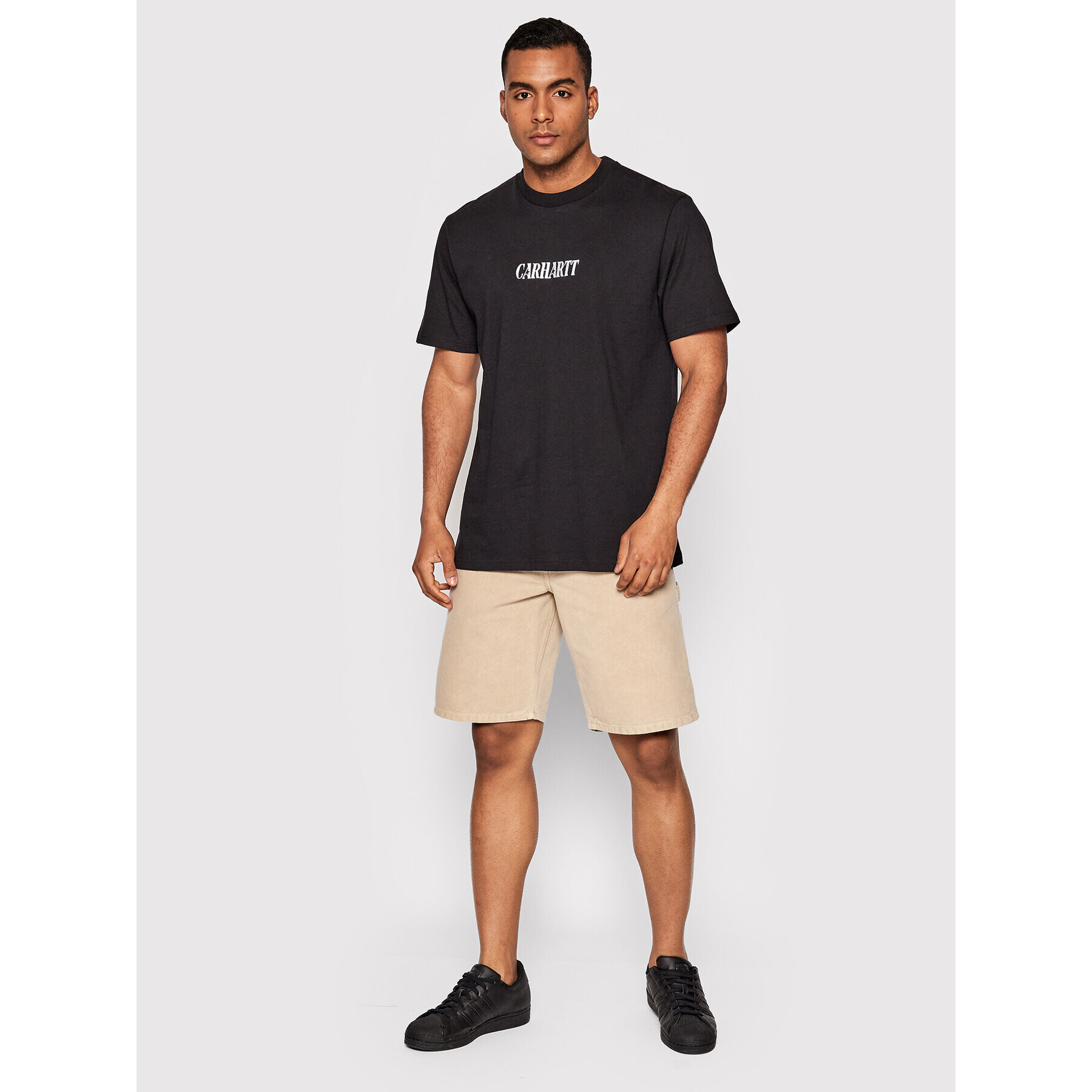 Carhartt WIP Tricou Multi Star Script I030198 Negru Regular Fit - Pled.ro