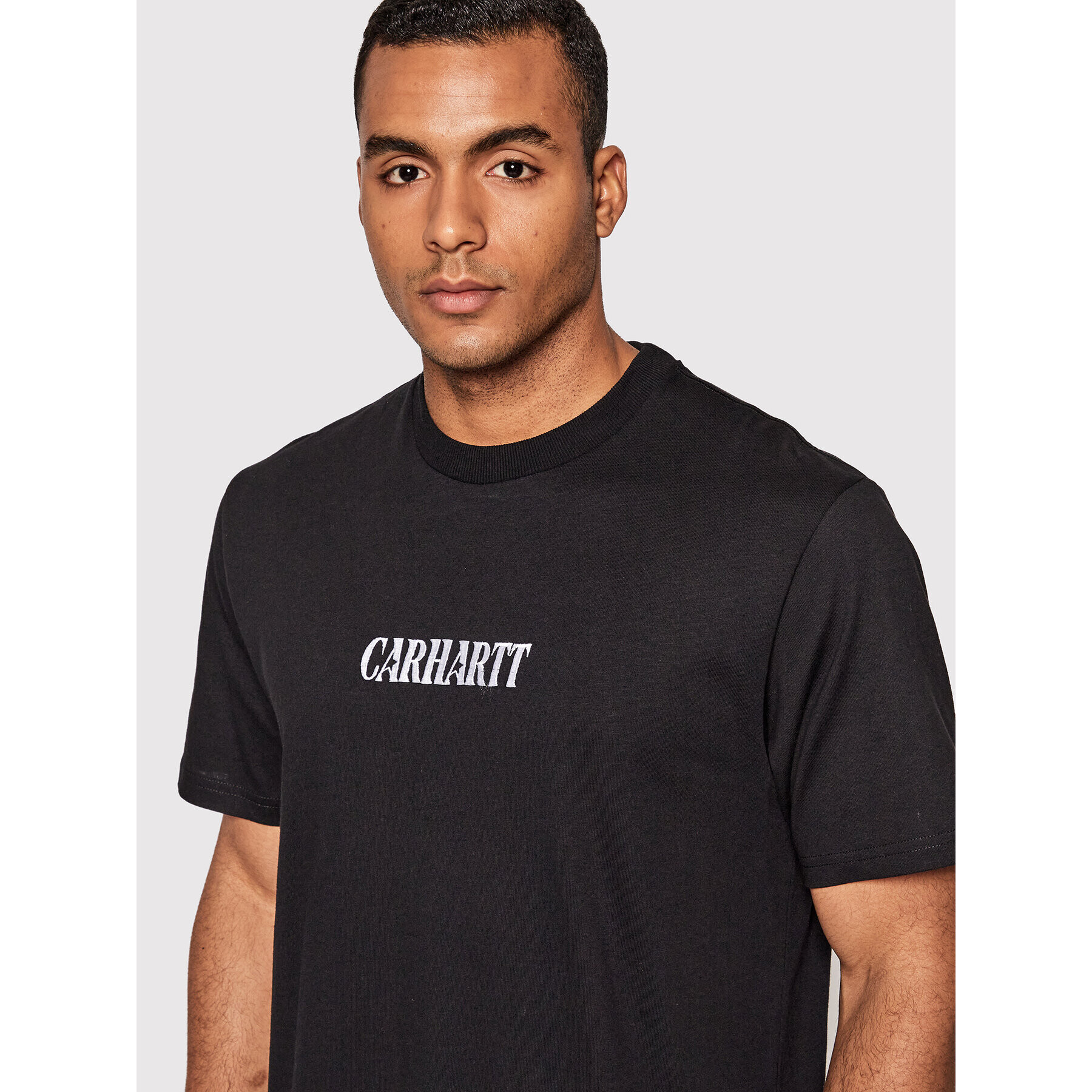 Carhartt WIP Tricou Multi Star Script I030198 Negru Regular Fit - Pled.ro