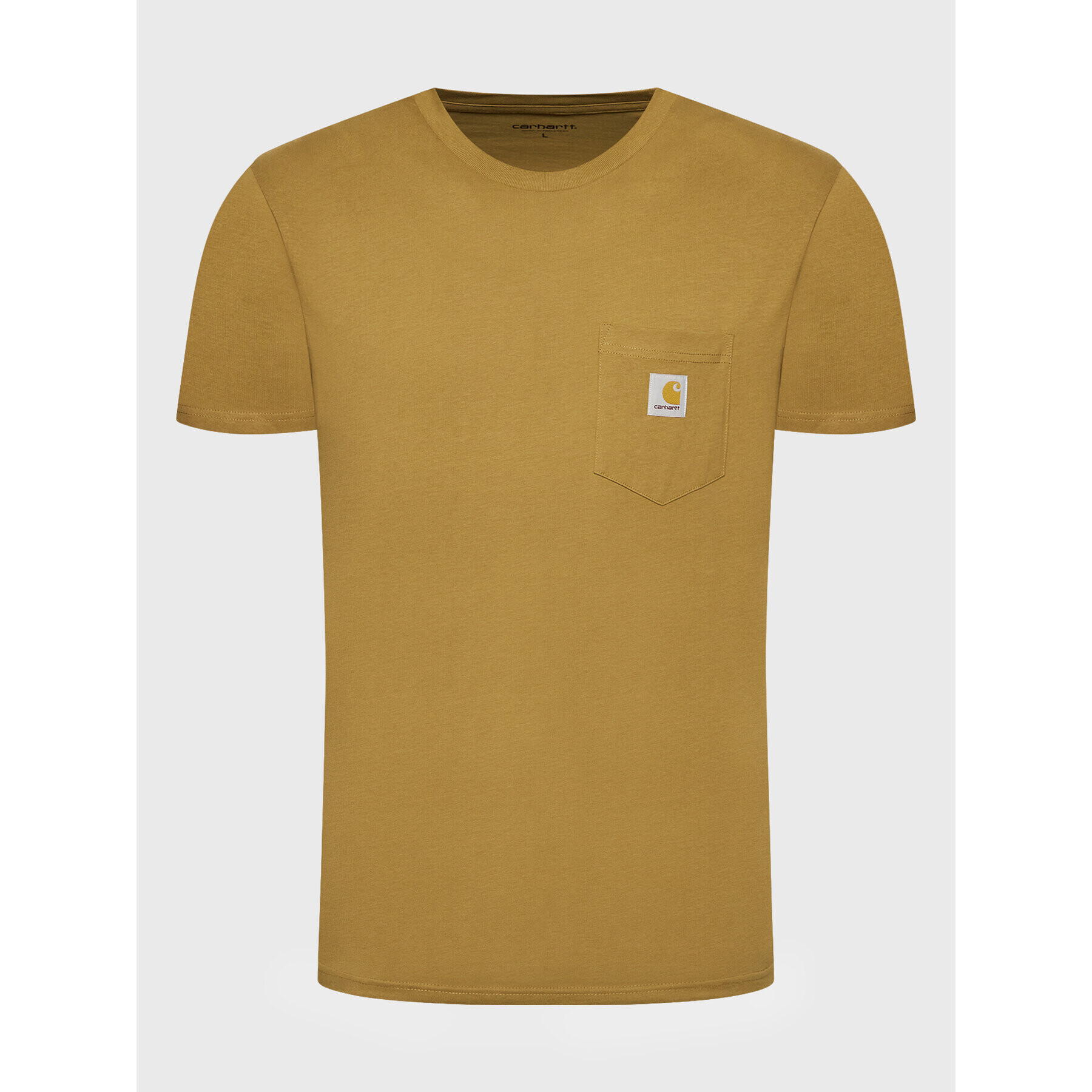 Carhartt WIP Tricou Pocket I030434 Maro Regular Fit - Pled.ro