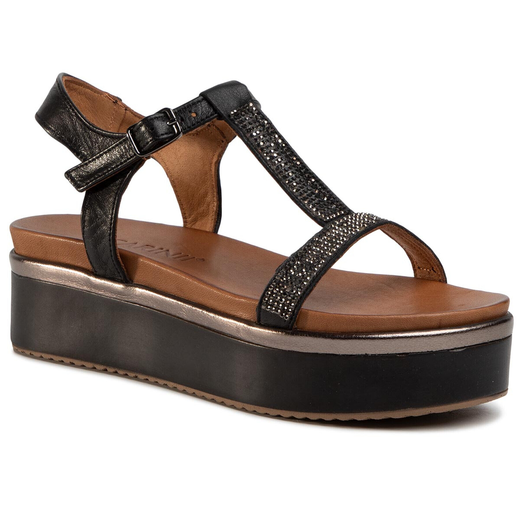 Carinii Sandale B6015 Negru - Pled.ro