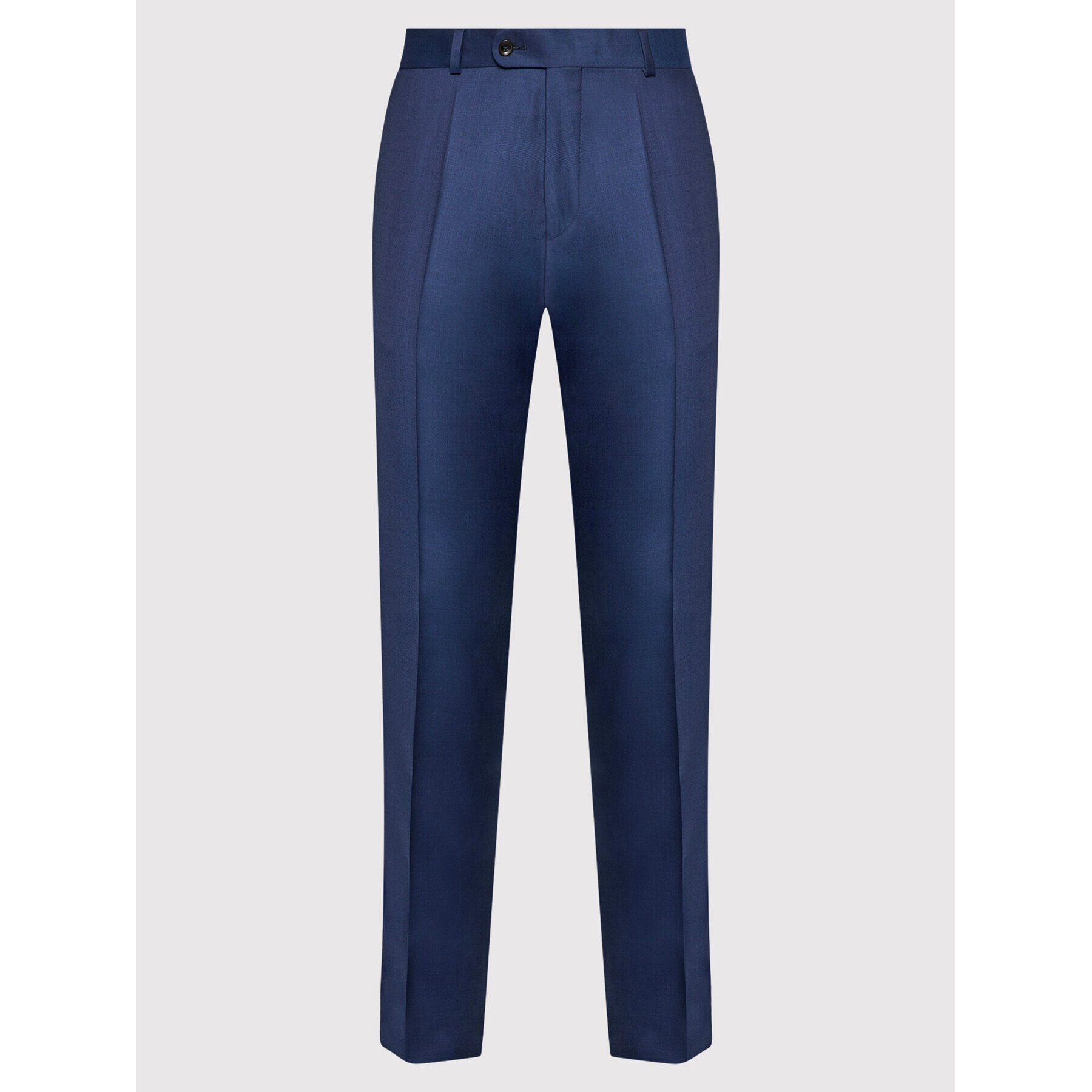 Carl Gross Pantaloni de costum Cg Flann 061S0-70 Bleumarin Regular Fit - Pled.ro