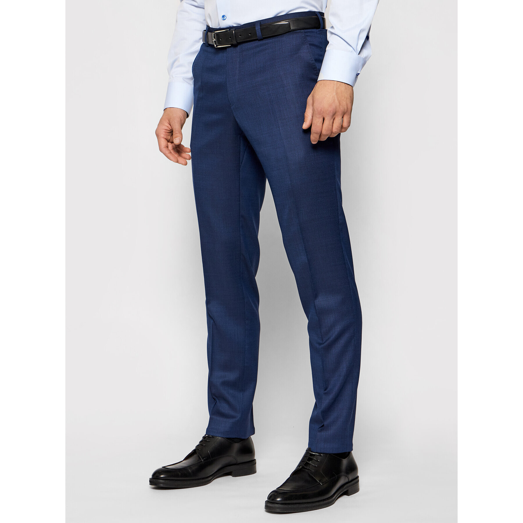 Carl Gross Pantaloni de costum Cg Stevenson 148192-62 Bleumarin Modern Fit - Pled.ro