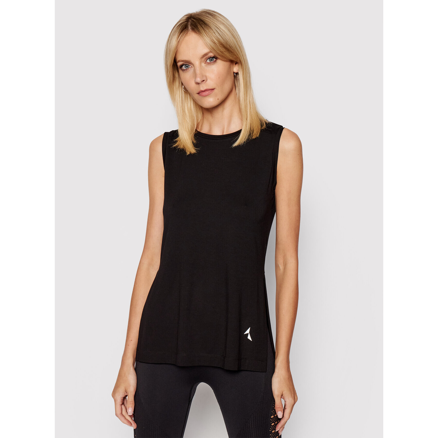 Carpatree Tricou tehnic Slit CPW-SHI-1001 Negru Regular Fit - Pled.ro