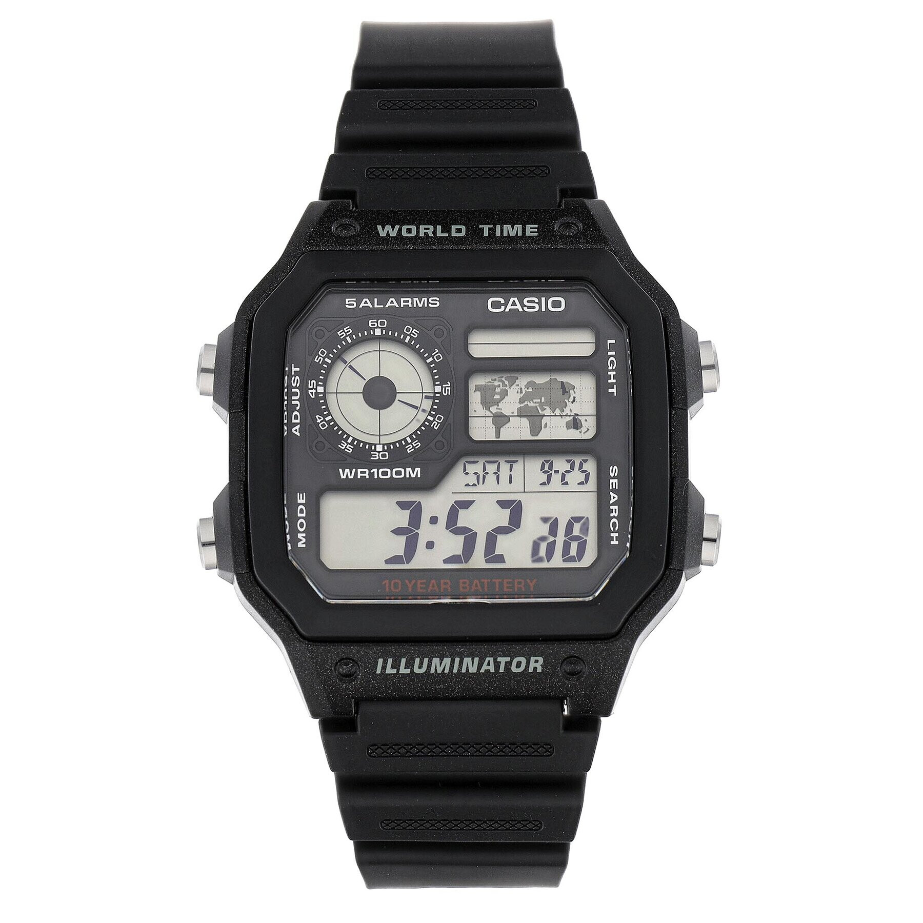 Casio Ceas AE-1200WH-1AVEF Negru - Pled.ro