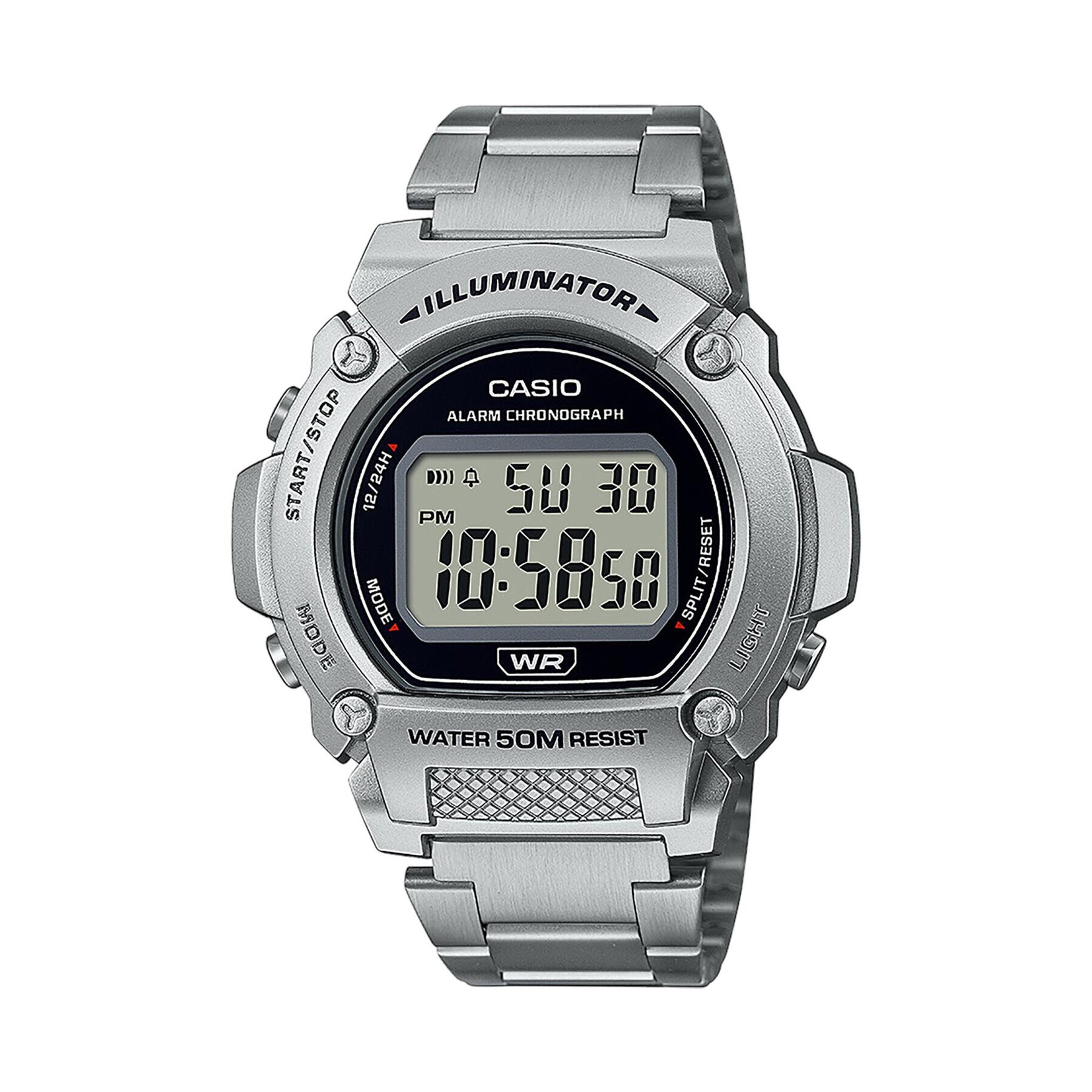 Casio Ceas W-219HD-1AVEF Argintiu - Pled.ro