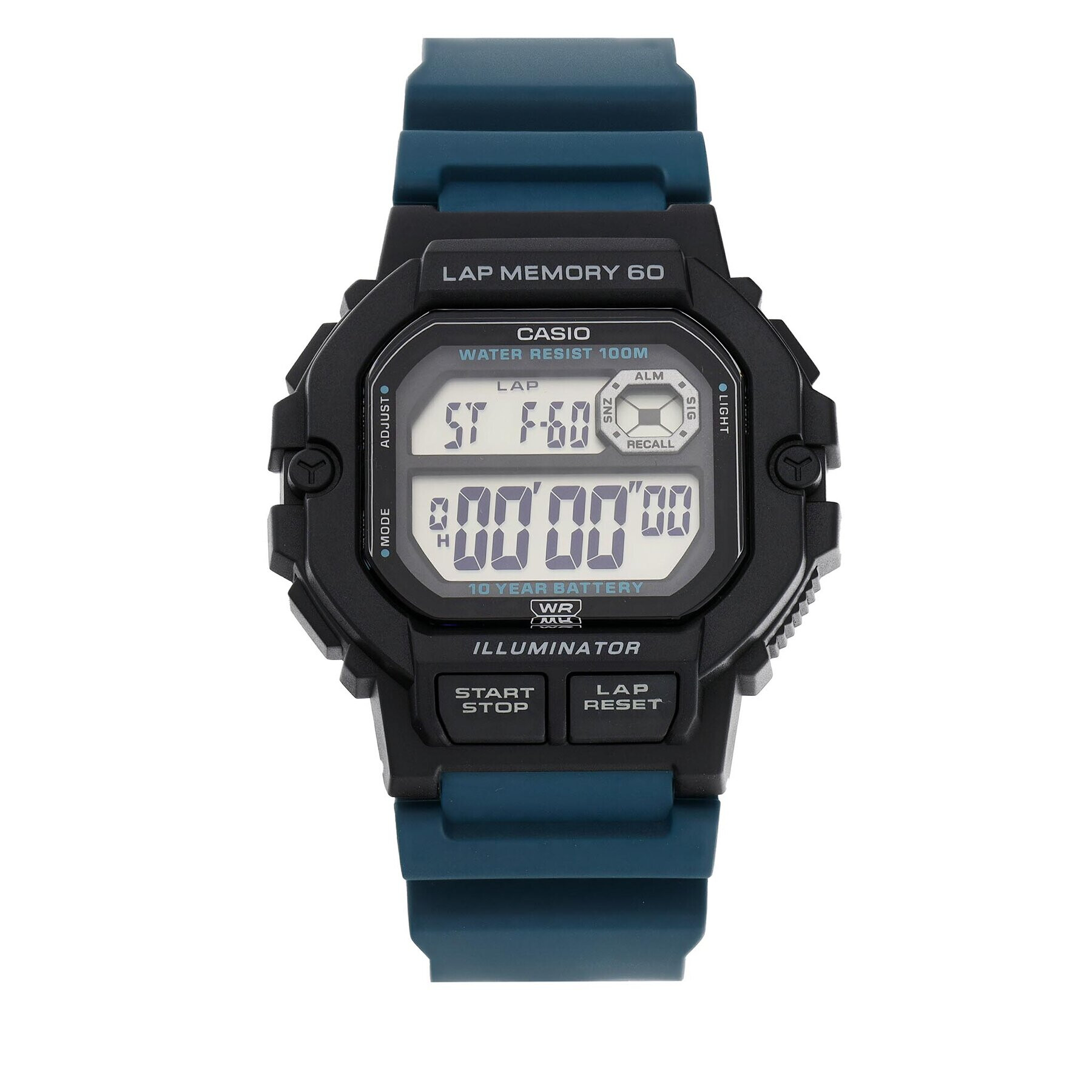 Casio Ceas WS-1400H-3AVEF Verde - Pled.ro