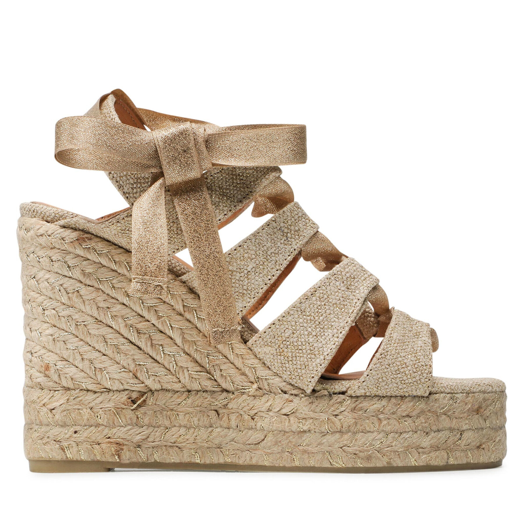 Castañer Espadrile Balta/8ED/032 Bej - Pled.ro