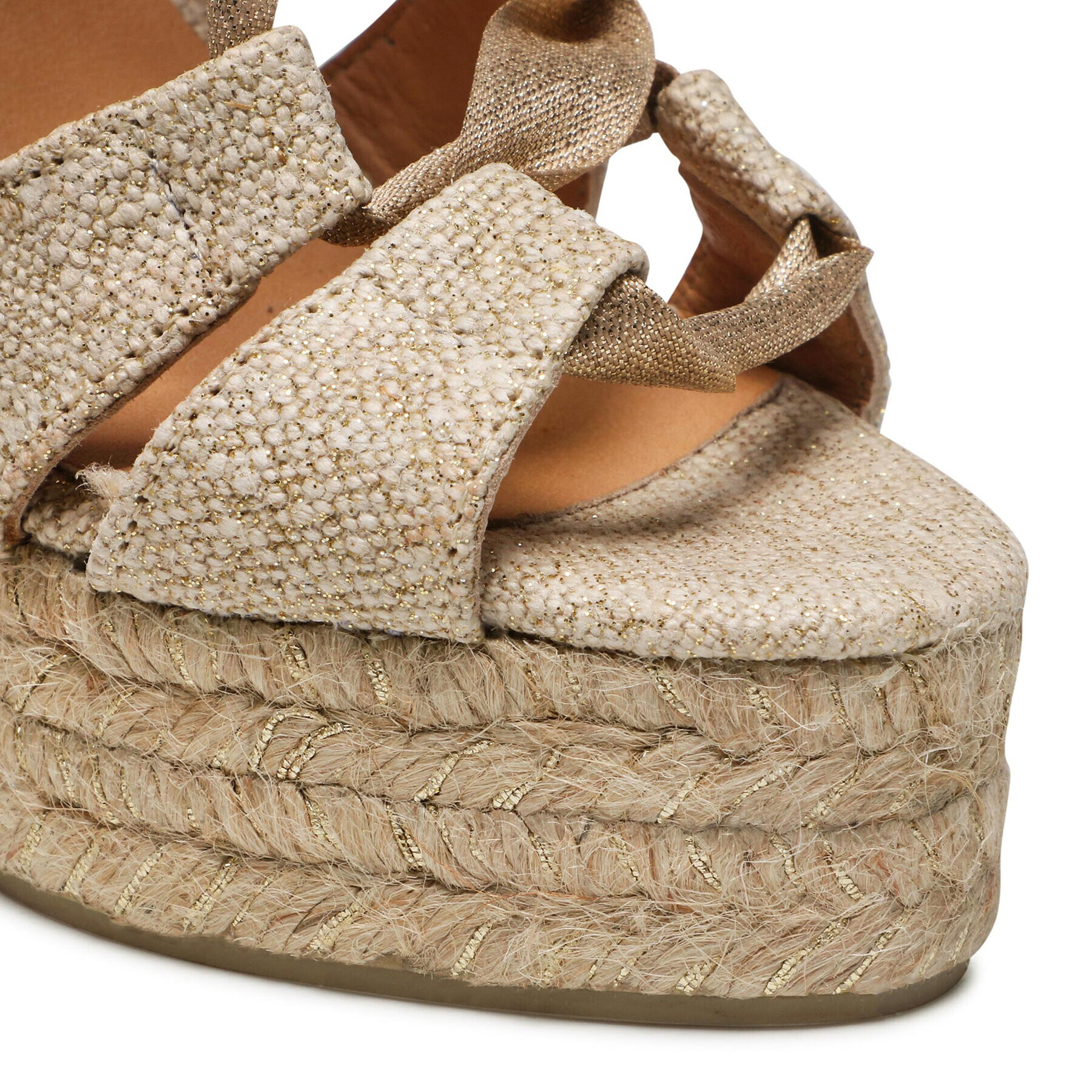 Castañer Espadrile Balta/8ED/032 Bej - Pled.ro