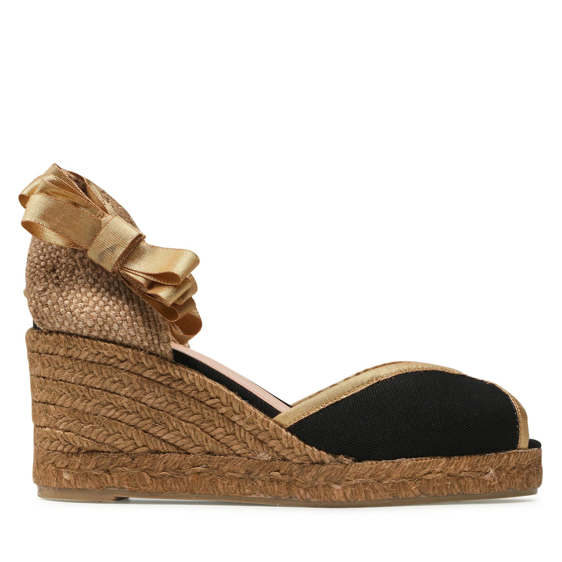 Castañer Espadrile Bendra T/6/001 022650-100 Negru - Pled.ro