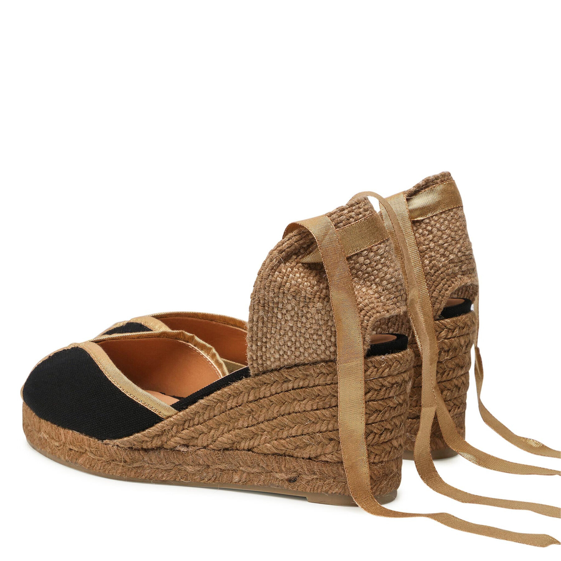 Castañer Espadrile Bendra T/6/001 022650-100 Negru - Pled.ro