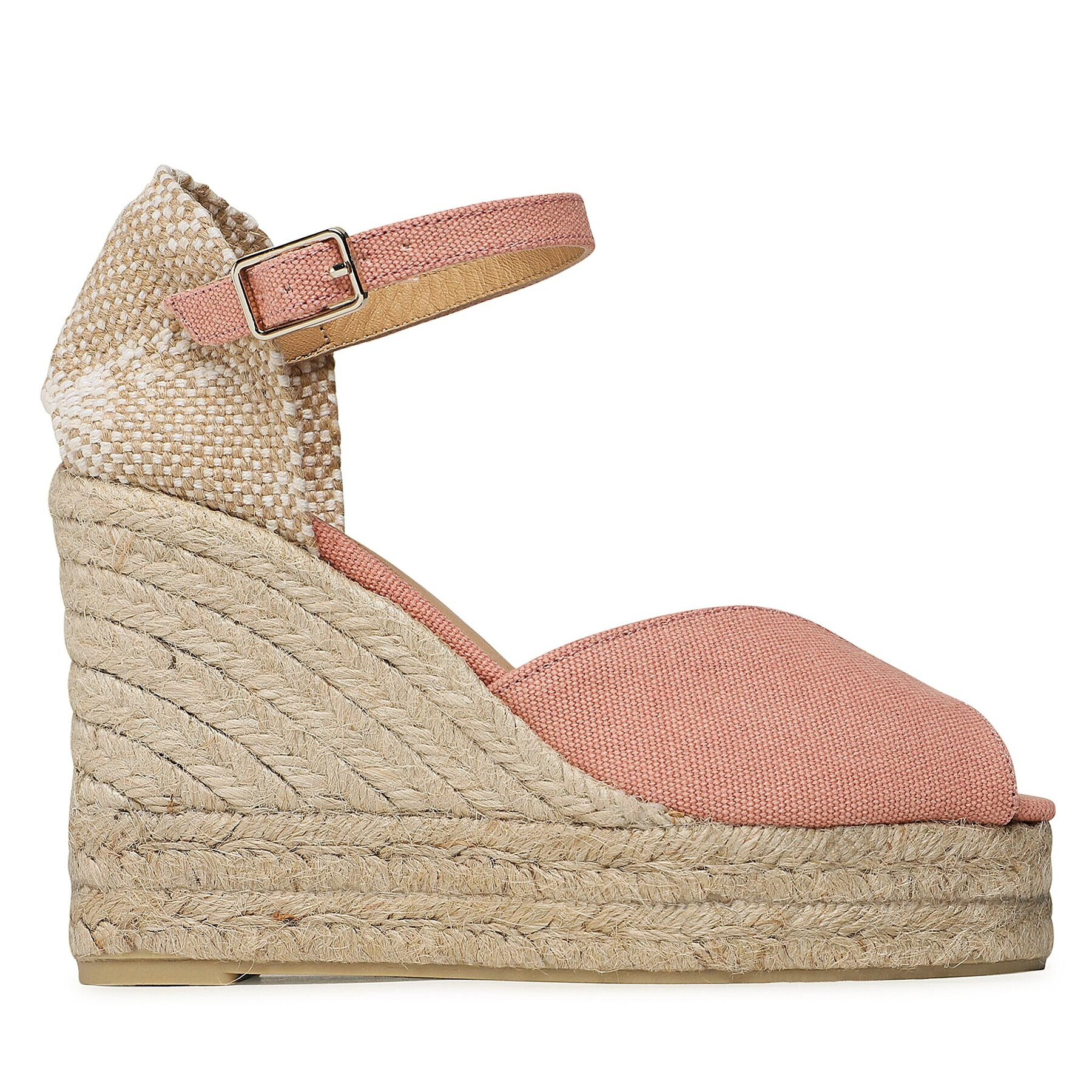 Castañer Espadrile Bianca/8ed/002 022235-817 Roz - Pled.ro