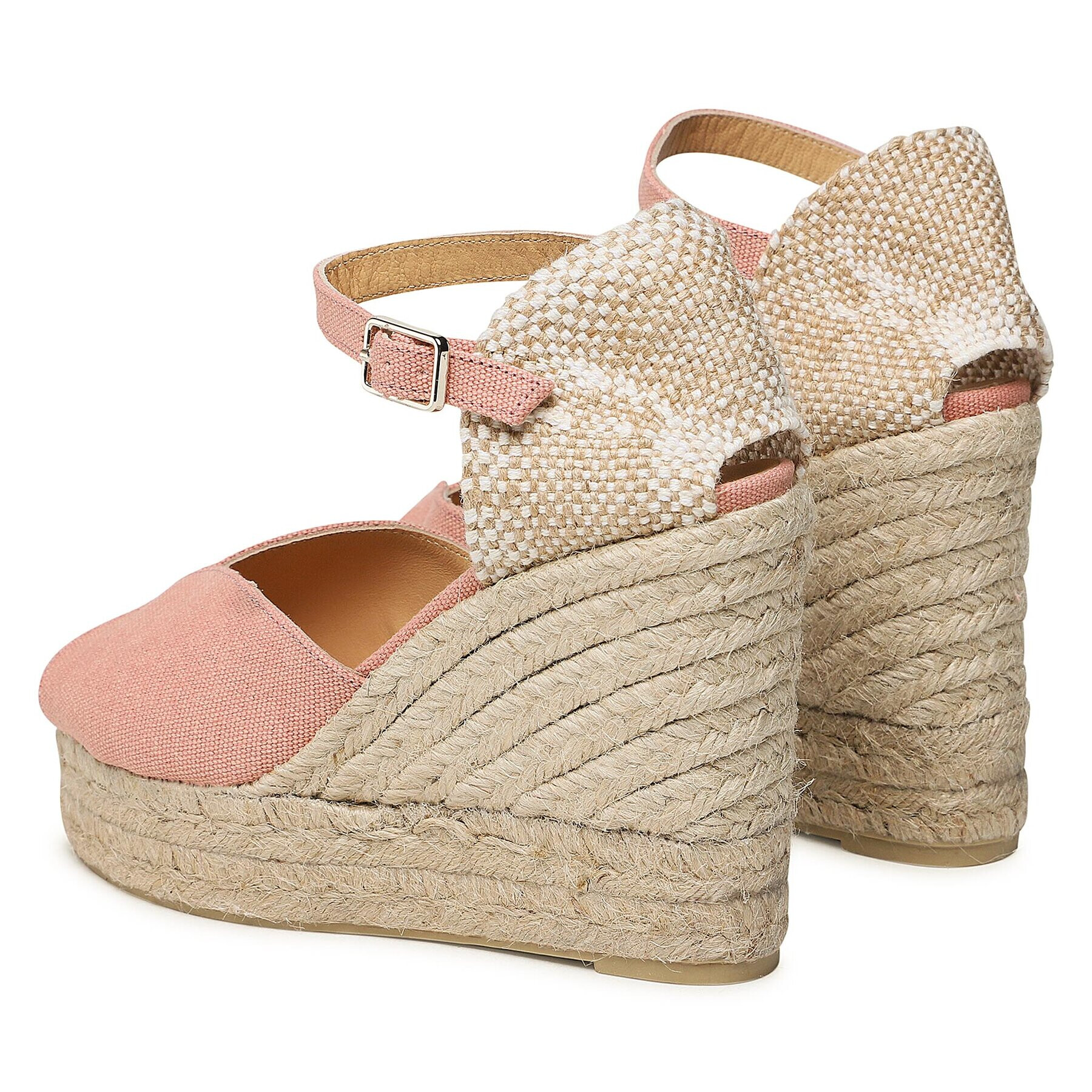 Castañer Espadrile Bianca/8ed/002 022235-817 Roz - Pled.ro