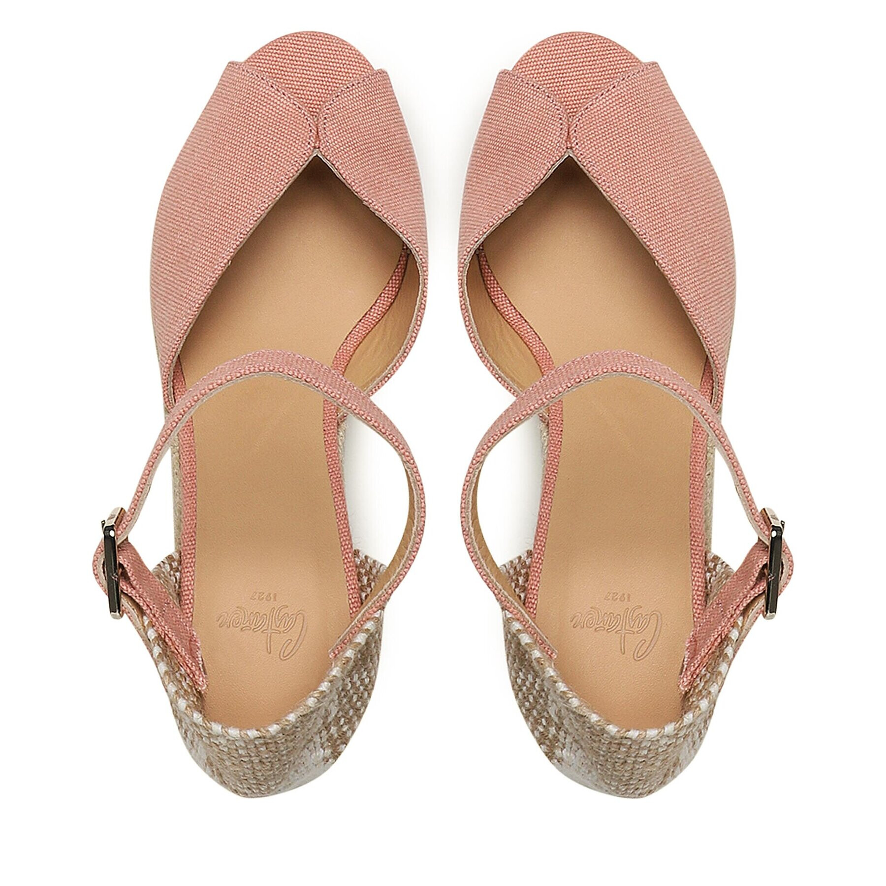 Castañer Espadrile Bianca/8ed/002 022235-817 Roz - Pled.ro