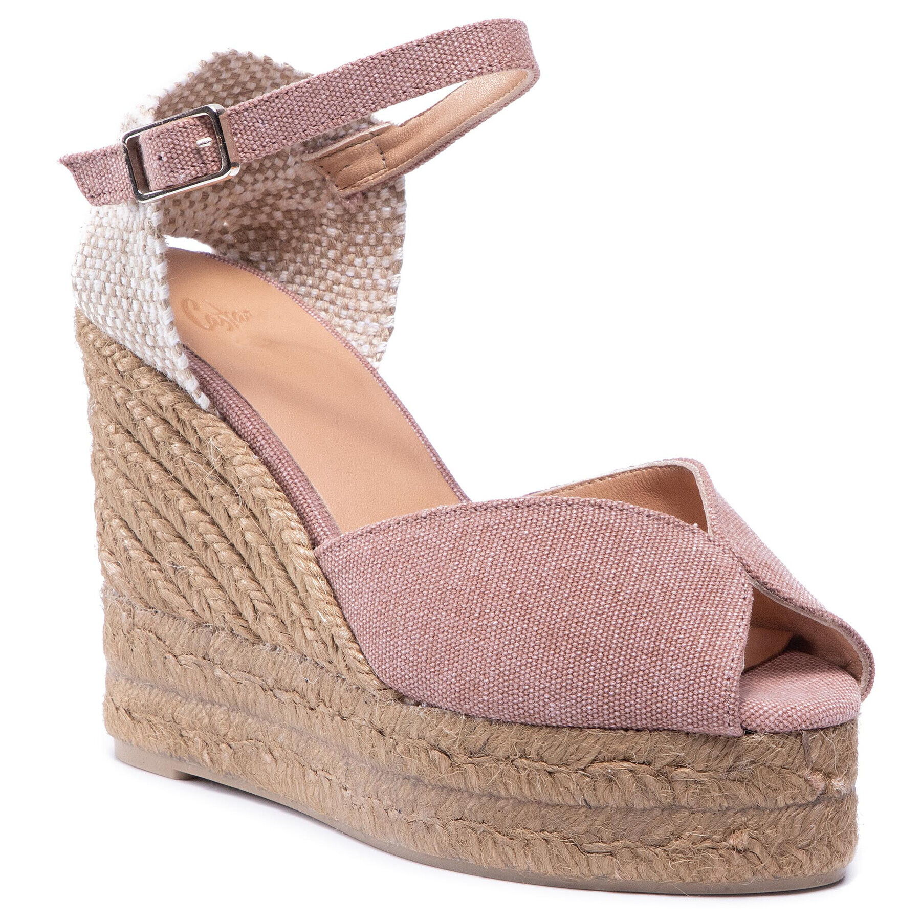 Castañer Espadrile Bianca T/8ED/002 22370816 Roz - Pled.ro