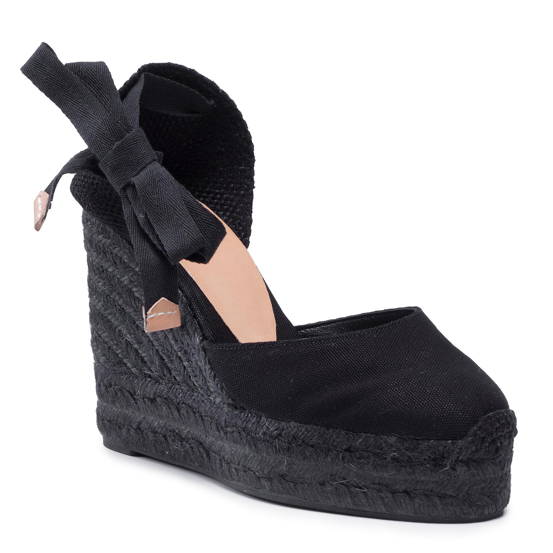 Castañer Espadrile Carina C/8ED/001 020966-100 Negru - Pled.ro