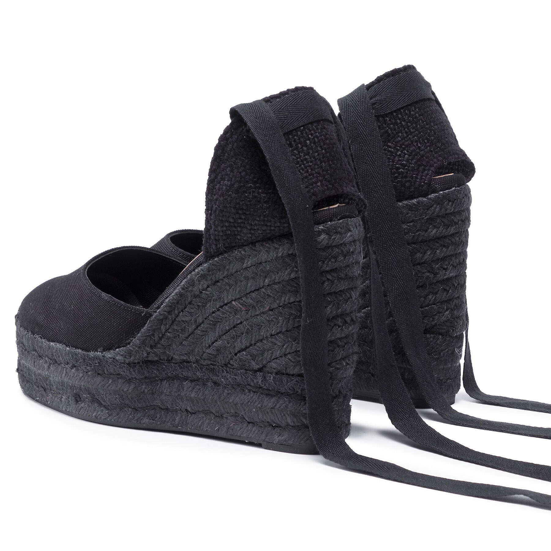 Castañer Espadrile Carina C/8ED/001 020966-100 Negru - Pled.ro