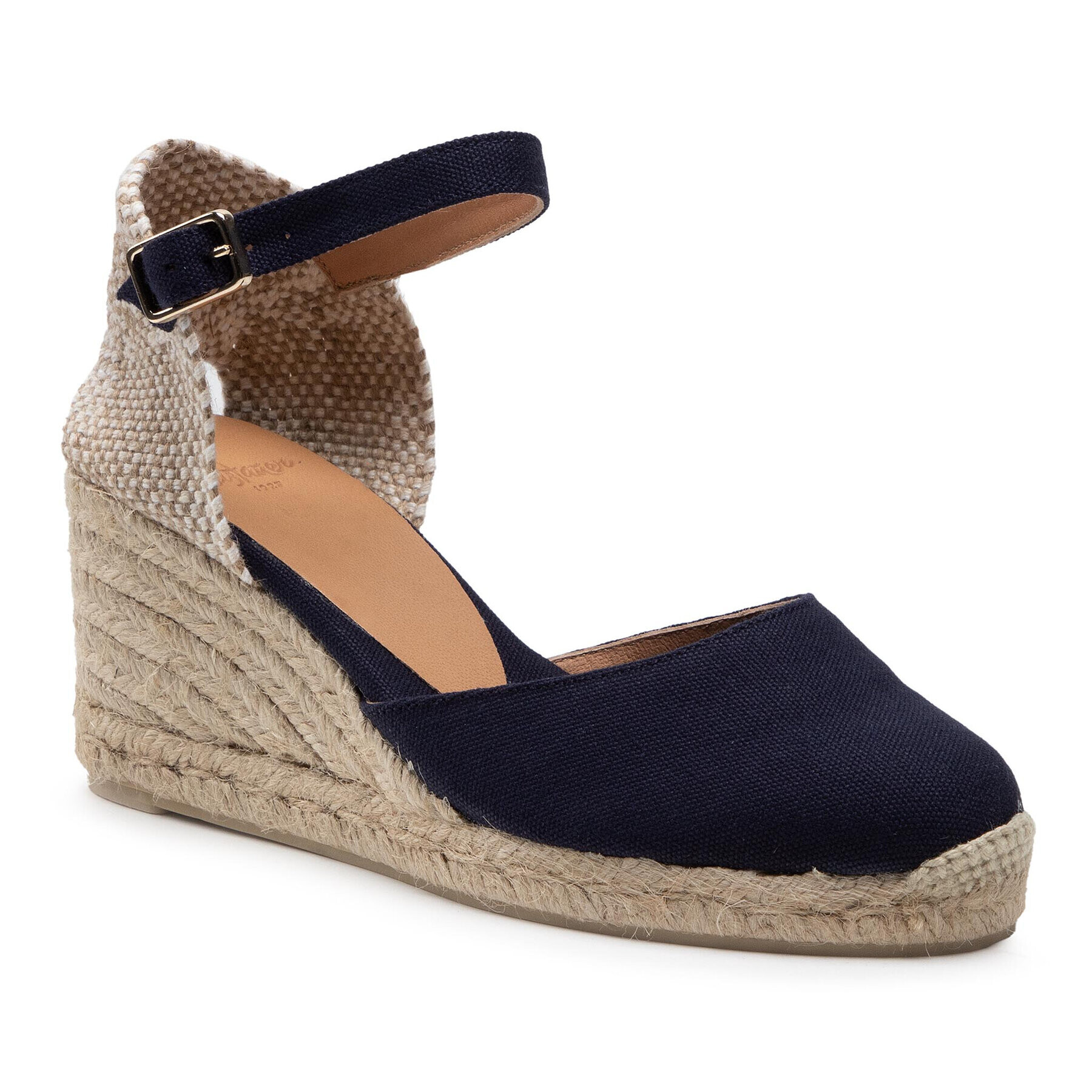 Castañer Espadrile Carol/6/001 20977-301 Bleumarin - Pled.ro