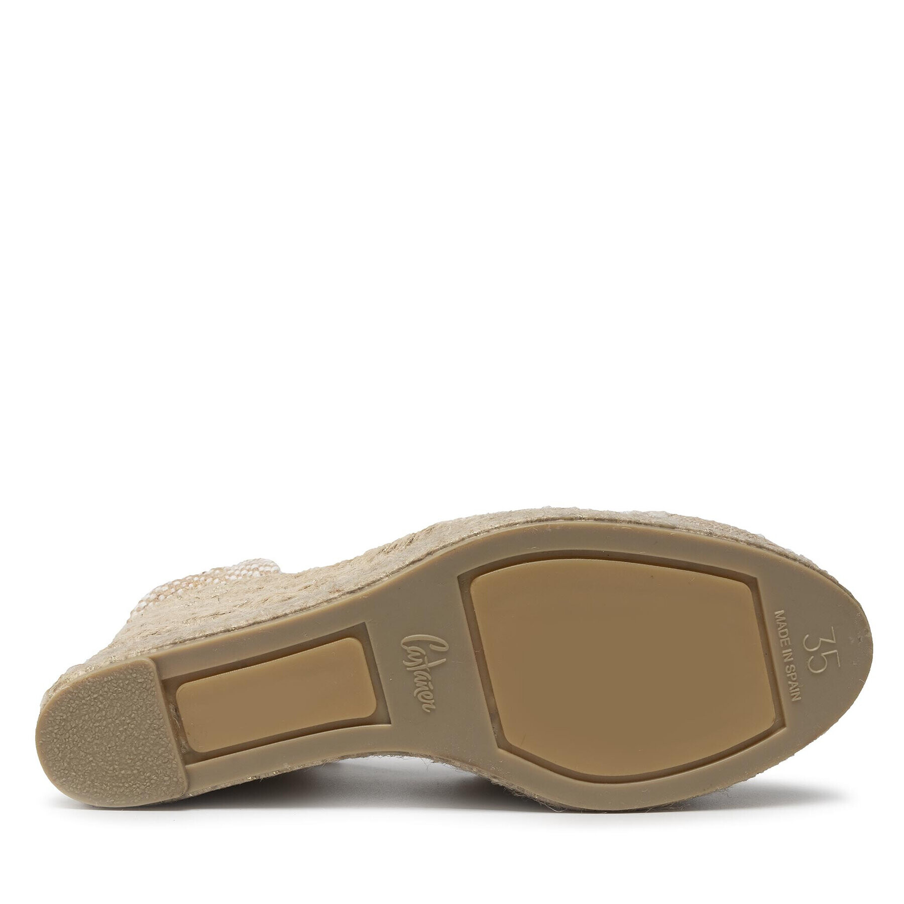 Castañer Espadrile Catalina/8ED/032 022754-4078 Alb - Pled.ro