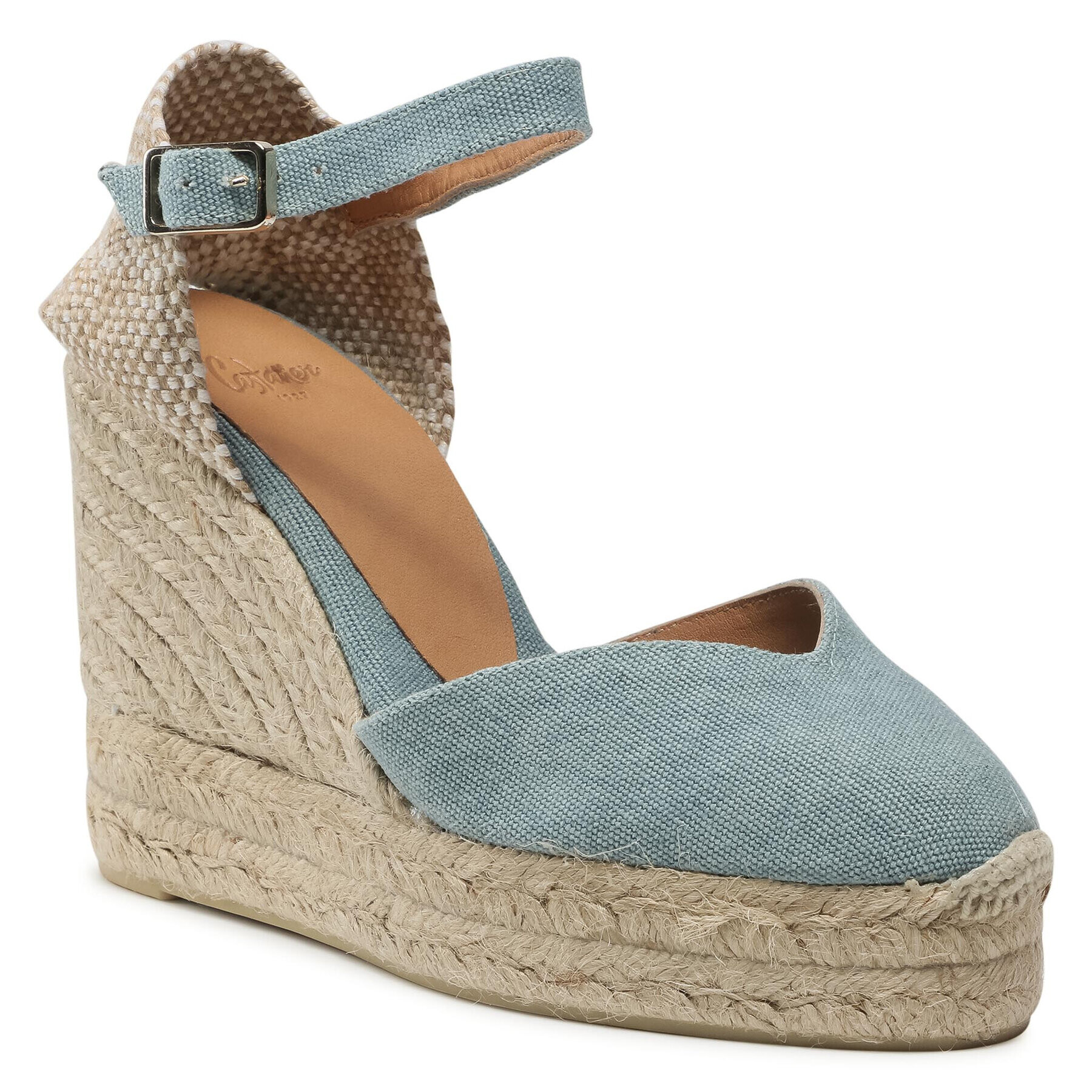 Castañer Espadrile Chiarita/8ED/002 022206-314 Albastru - Pled.ro