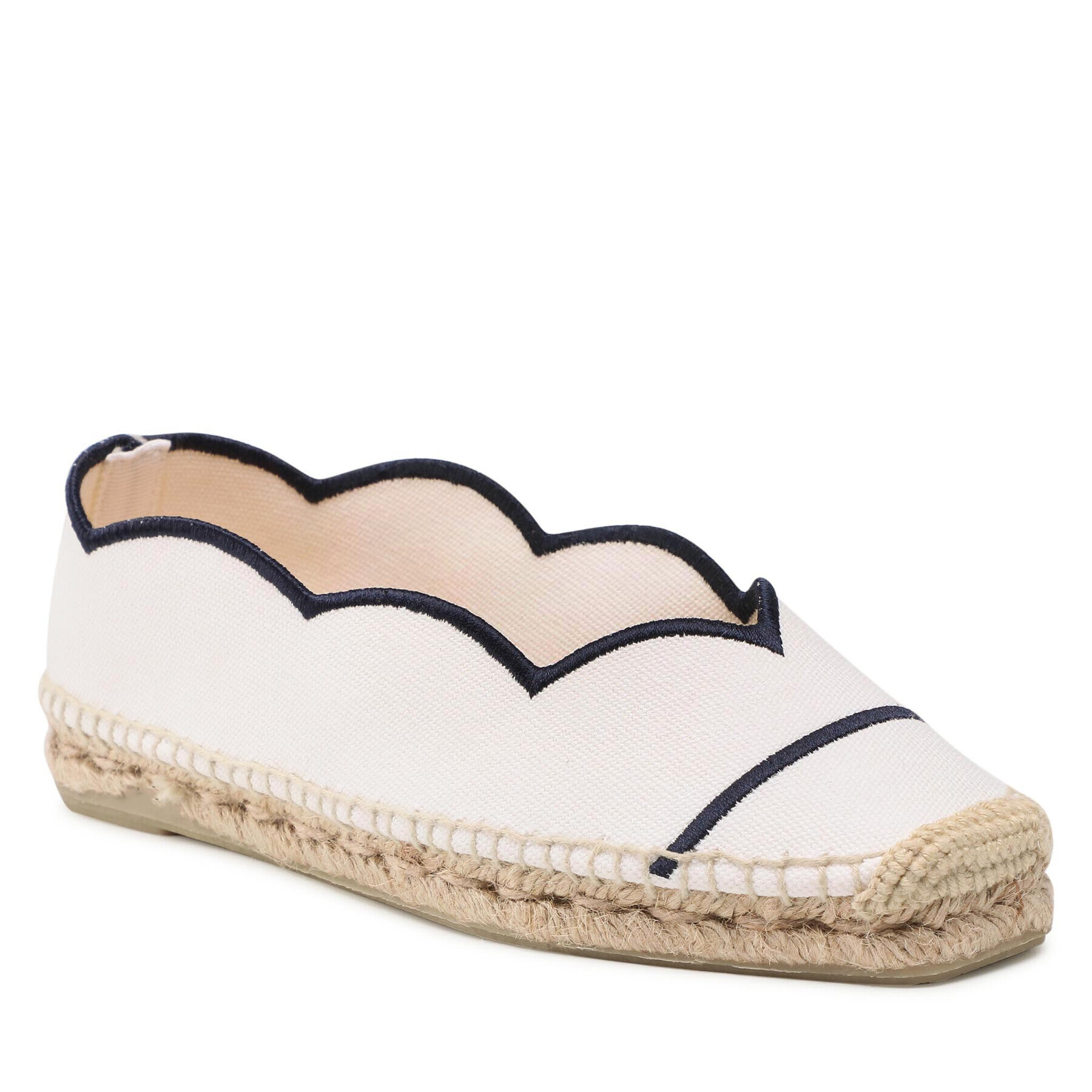 Castañer Espadrile Petra/080 022656-200 Alb - Pled.ro