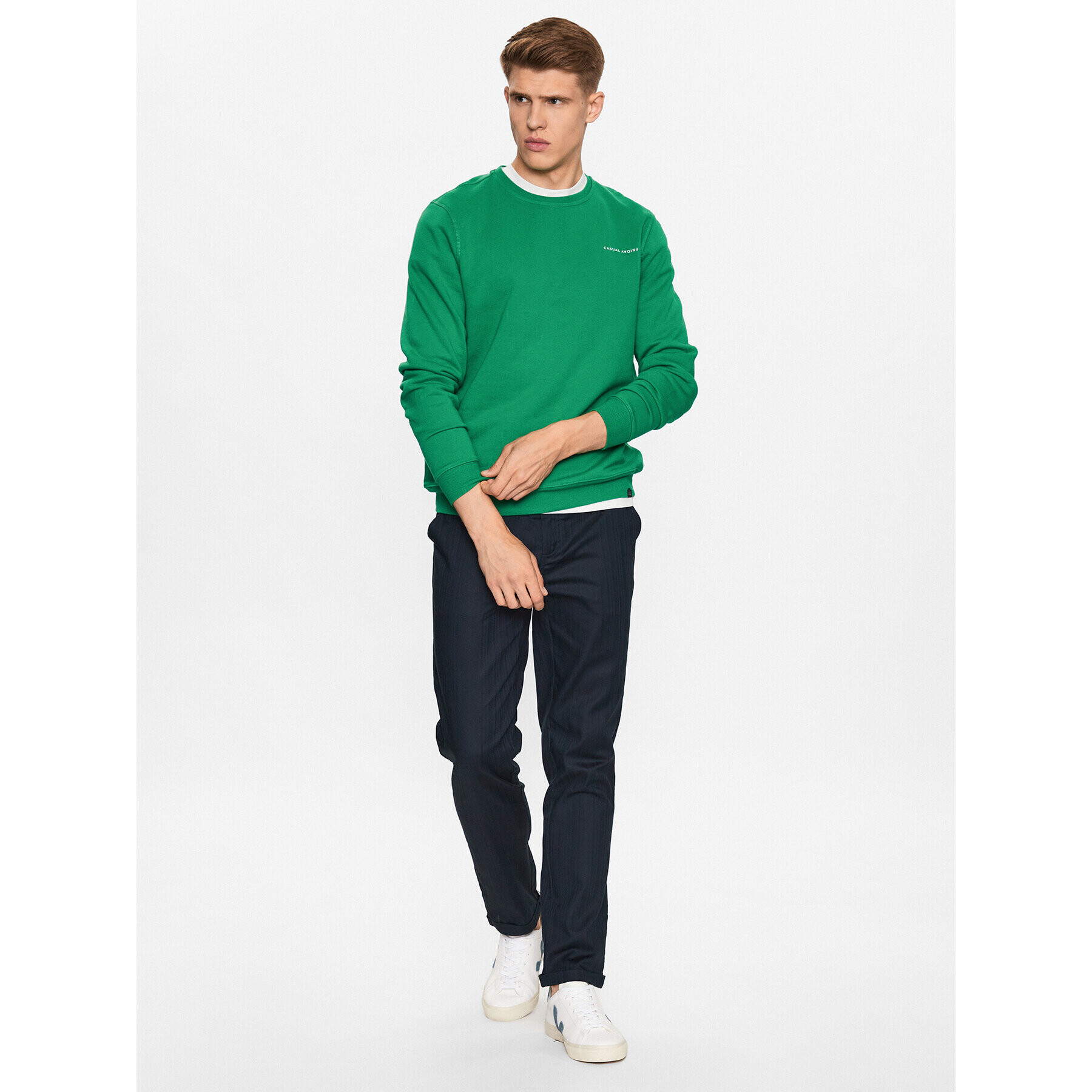 Casual Friday Bluză 20504054 Verde Regular Fit - Pled.ro