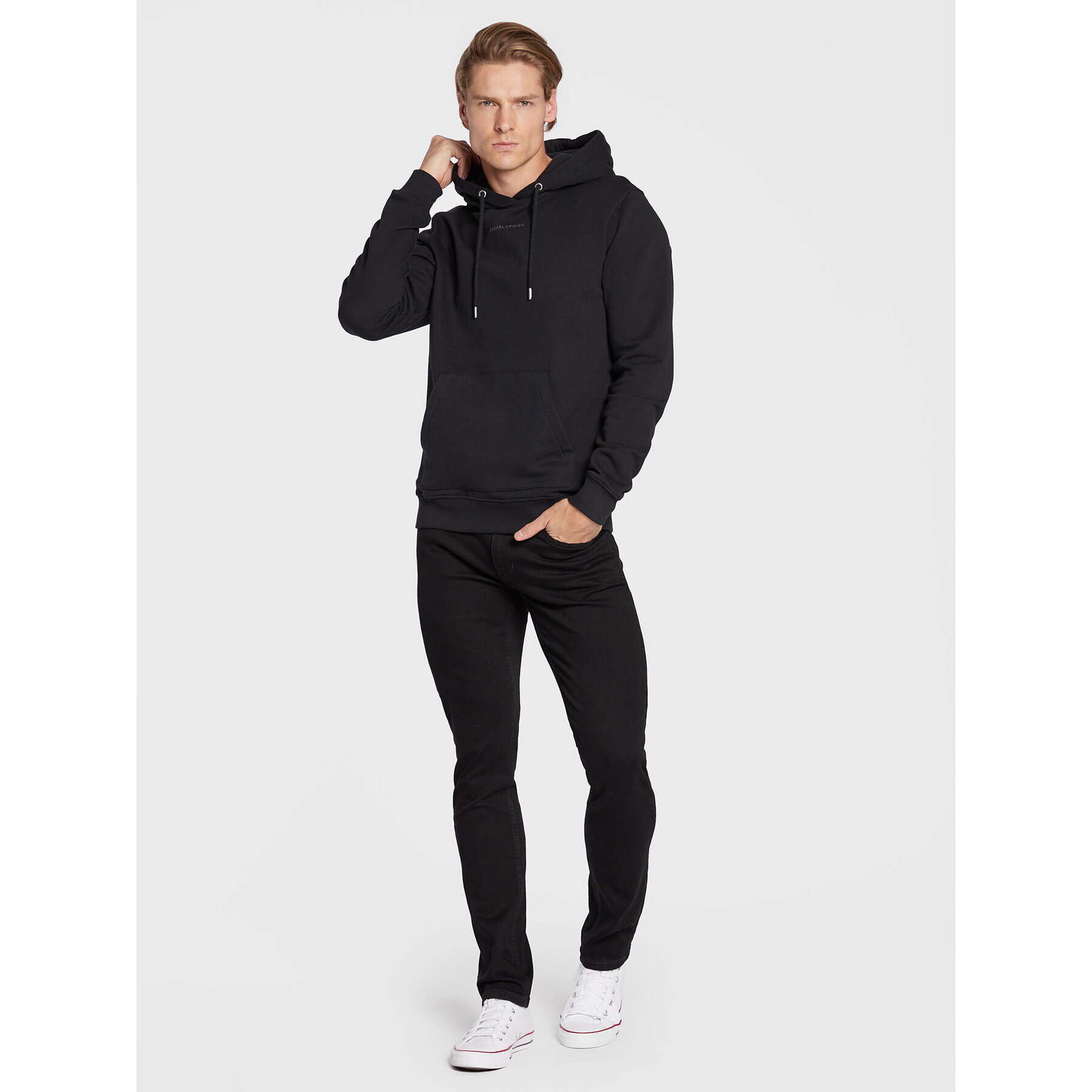 Casual Friday Bluză 20504055 Negru Regular Fit - Pled.ro