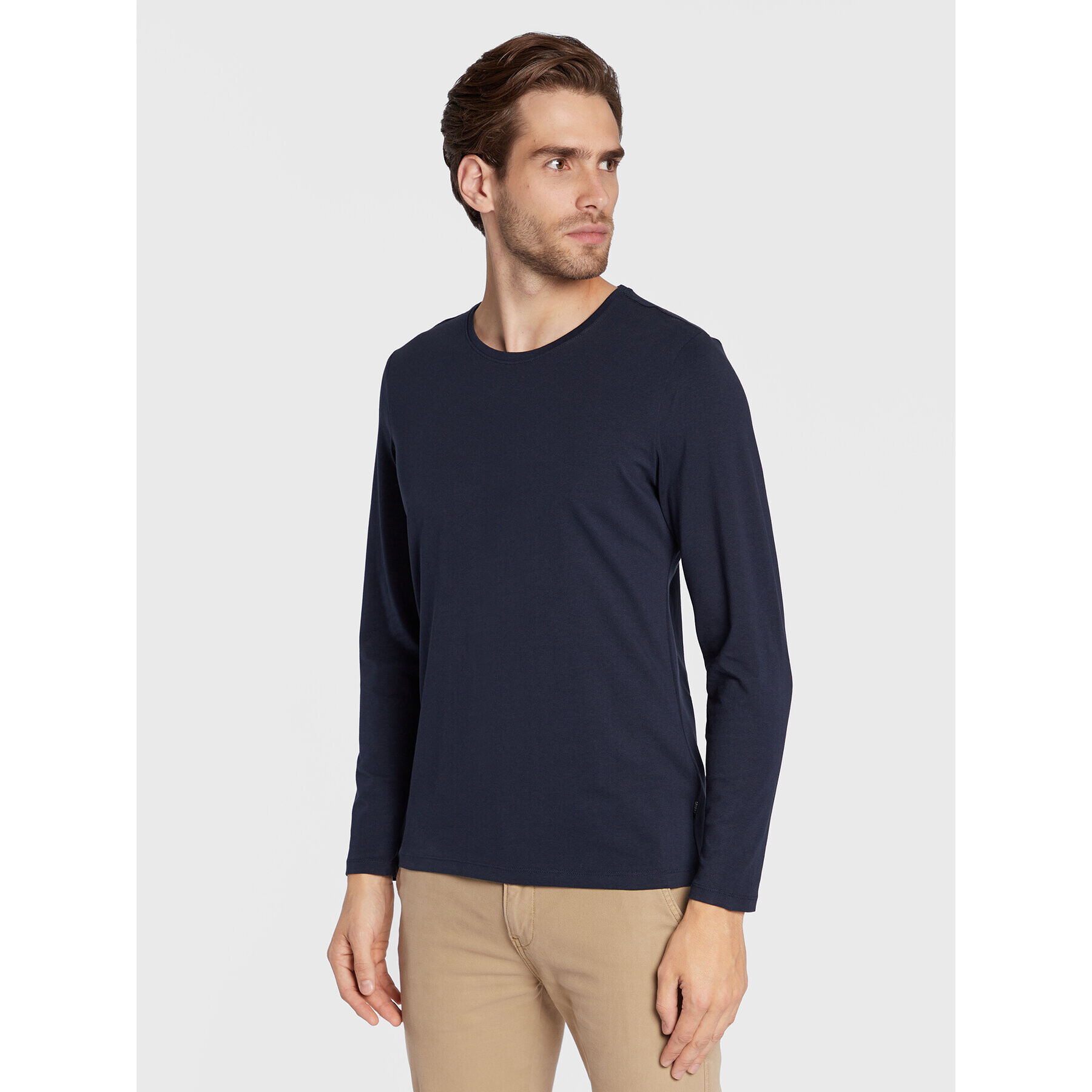 Casual Friday Longsleeve Theo 20503726 Bleumarin Slim Fit - Pled.ro