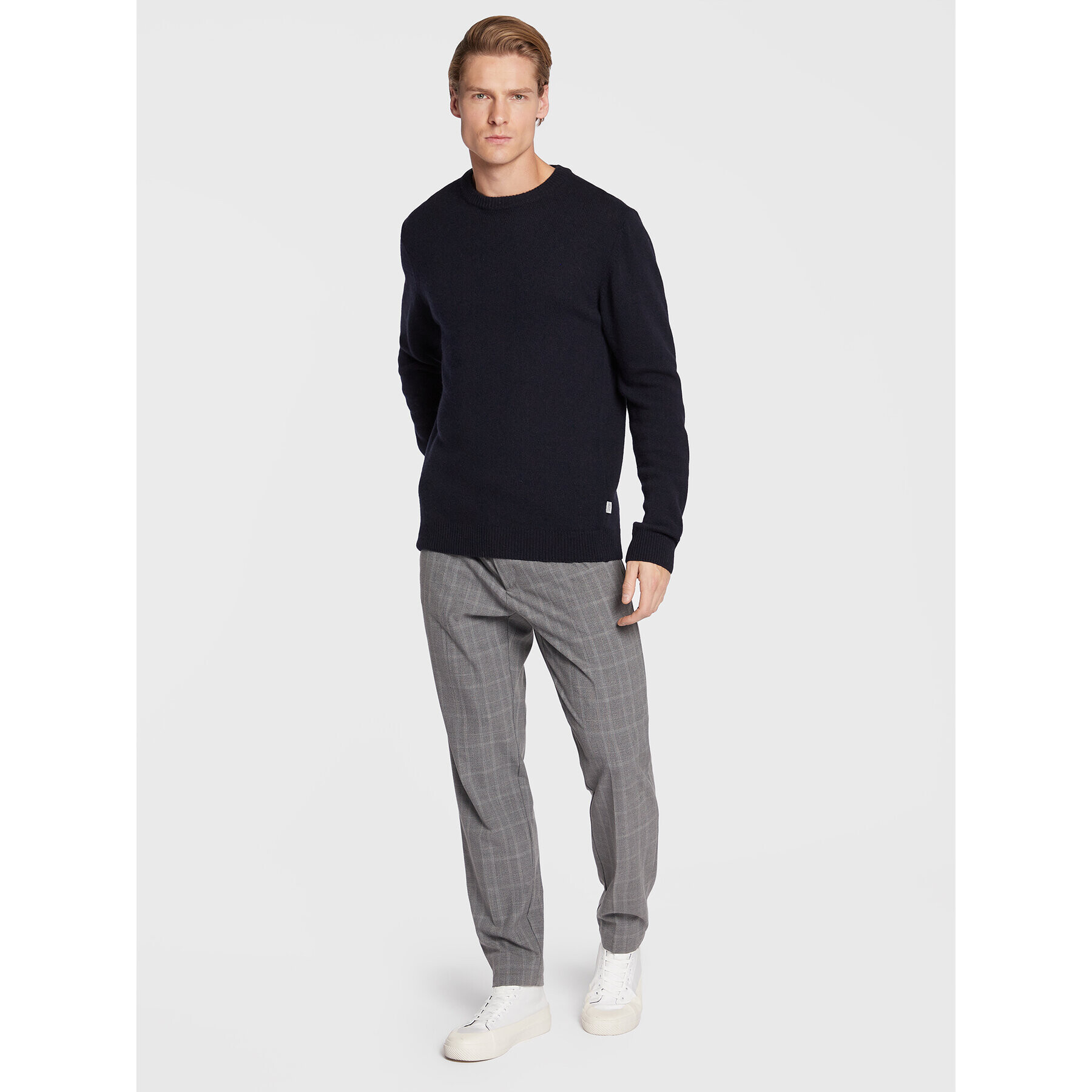 Casual Friday Pulover Karl 20503970 Bleumarin Regular Fit - Pled.ro