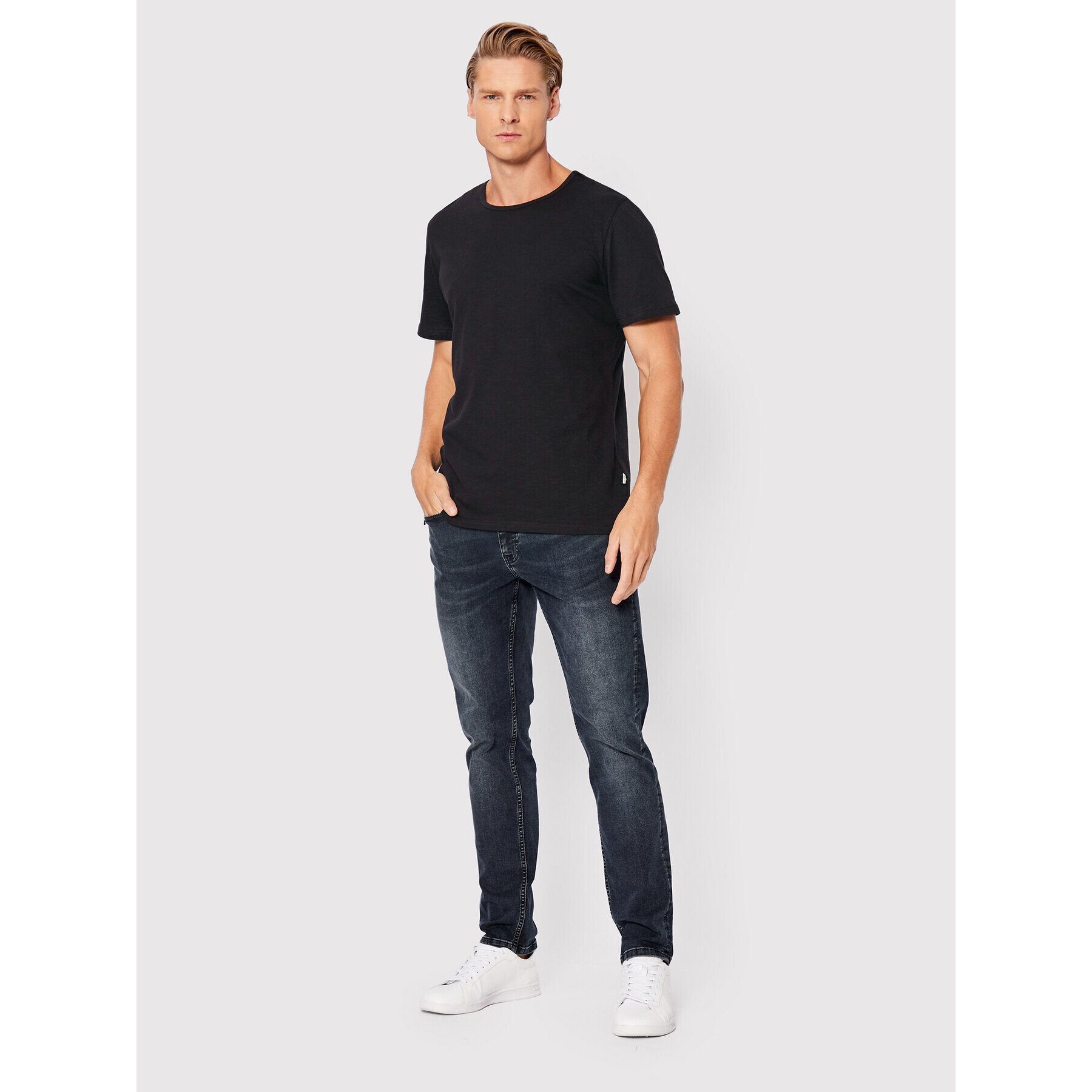 Casual Friday Tricou 20502453 Negru Regular Fit - Pled.ro