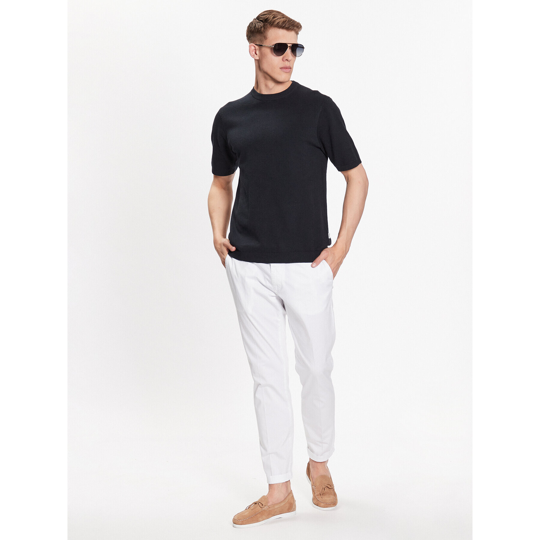 Casual Friday Tricou 20504626 Bleumarin Regular Fit - Pled.ro