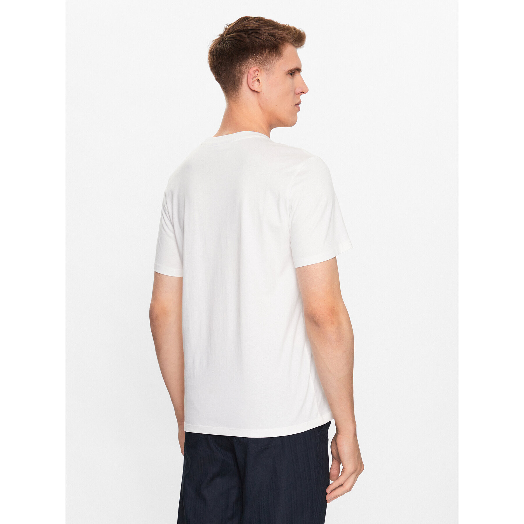 Casual Friday Tricou 20504707 Alb Regular Fit - Pled.ro