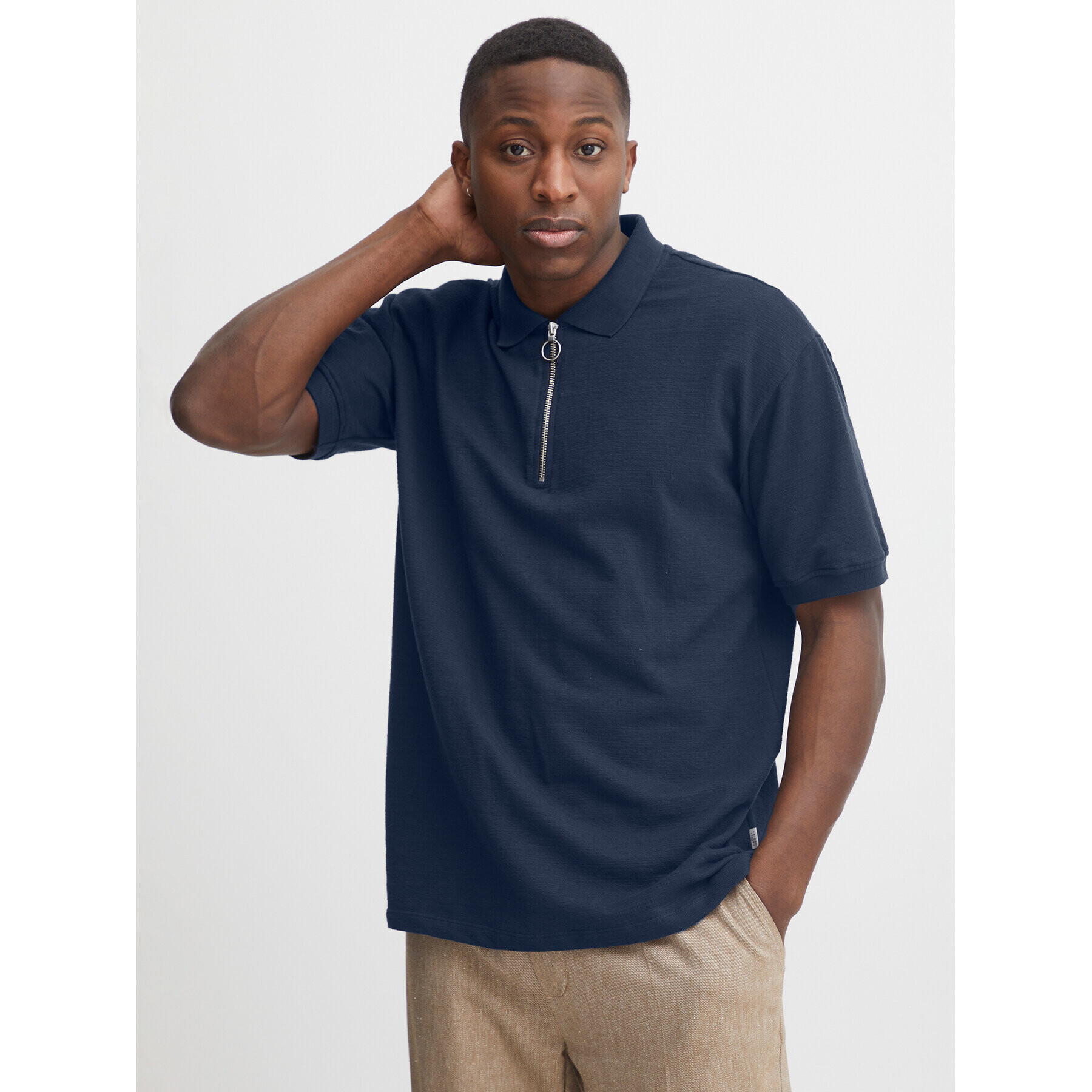 Casual Friday Tricou polo 20504614 Bleumarin Regular Fit - Pled.ro