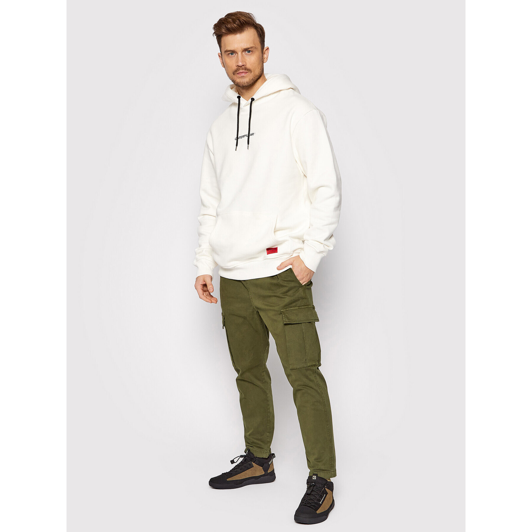 CATerpillar Pantaloni din material 2810309 Verde Relaxed Fit - Pled.ro