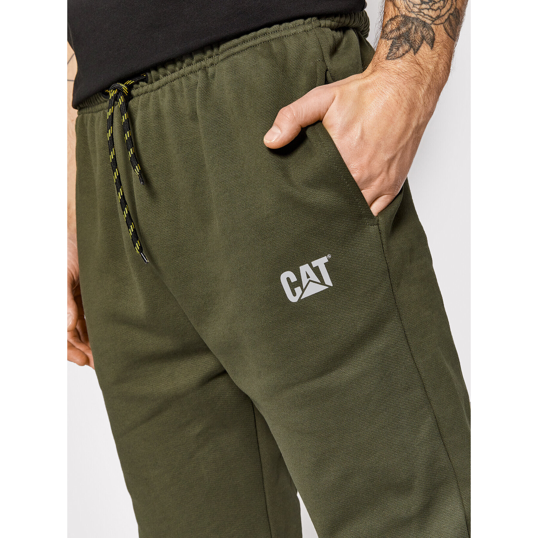 CATerpillar Pantaloni trening 2810307 Verde Regular Fit - Pled.ro