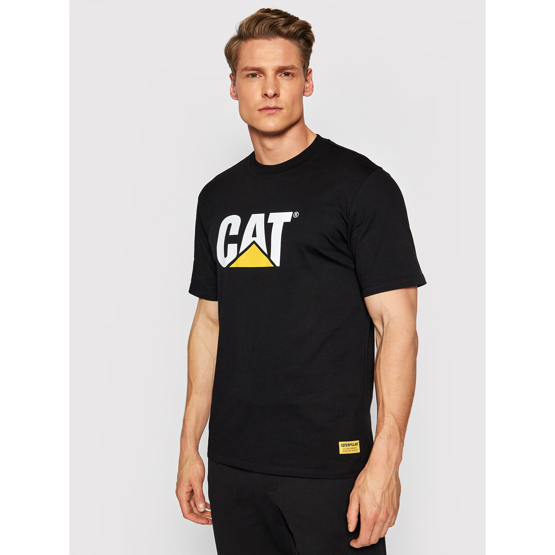 CATerpillar Tricou 2511243 Negru Regular Fit - Pled.ro