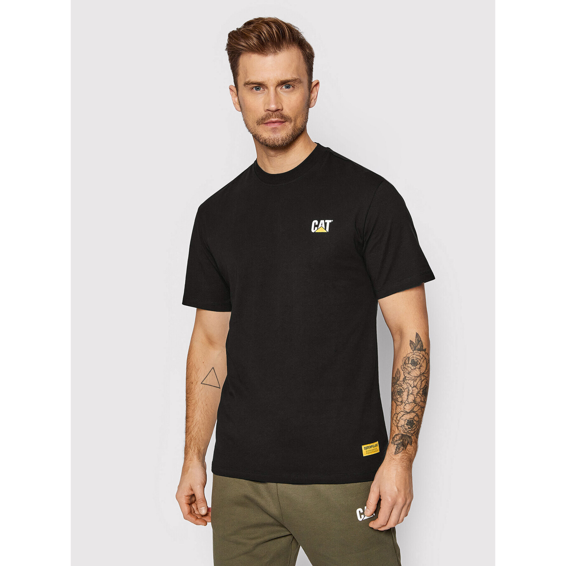 CATerpillar Tricou 2511867 Negru Regular Fit - Pled.ro