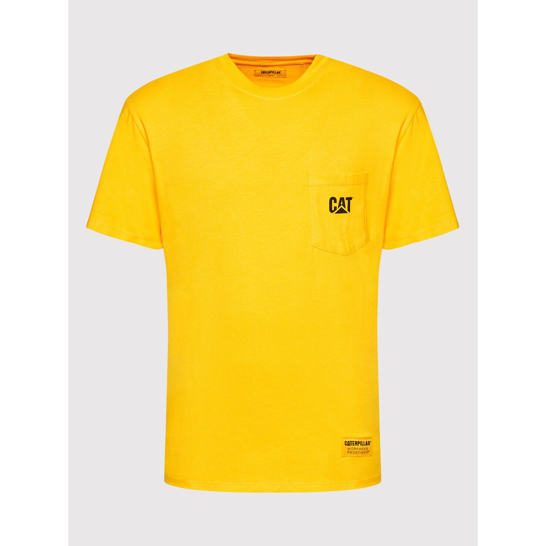 CATerpillar Tricou 2511868 Galben Regular Fit - Pled.ro