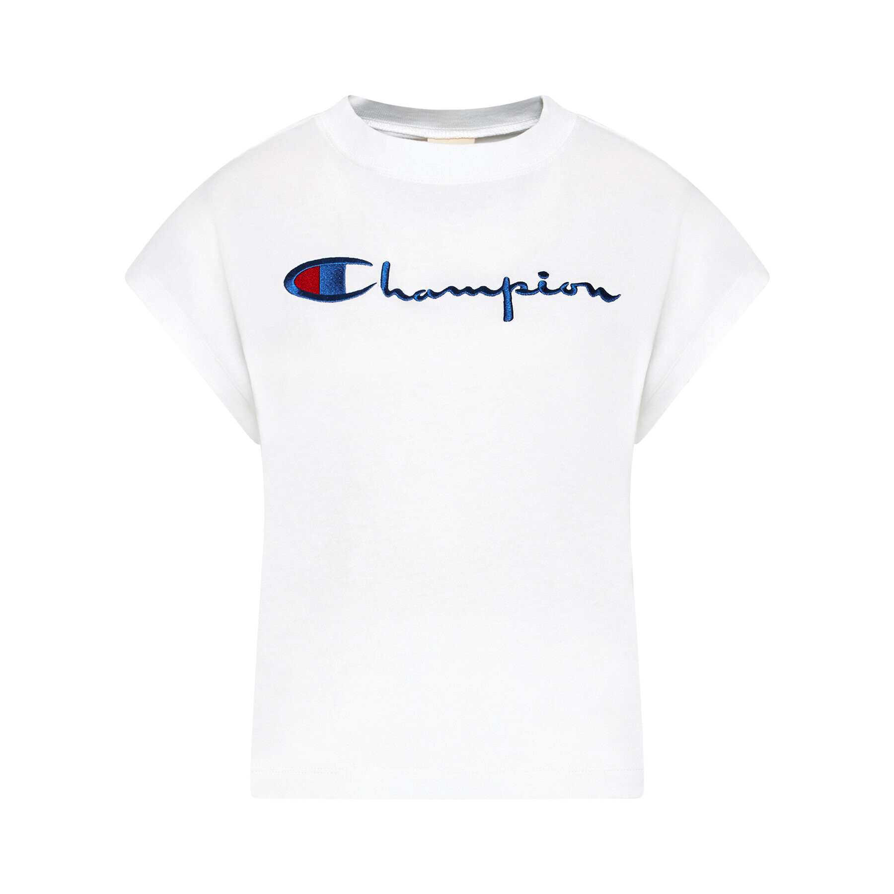 Champion Tricou 112736 Alb Relaxed Fit - Pled.ro